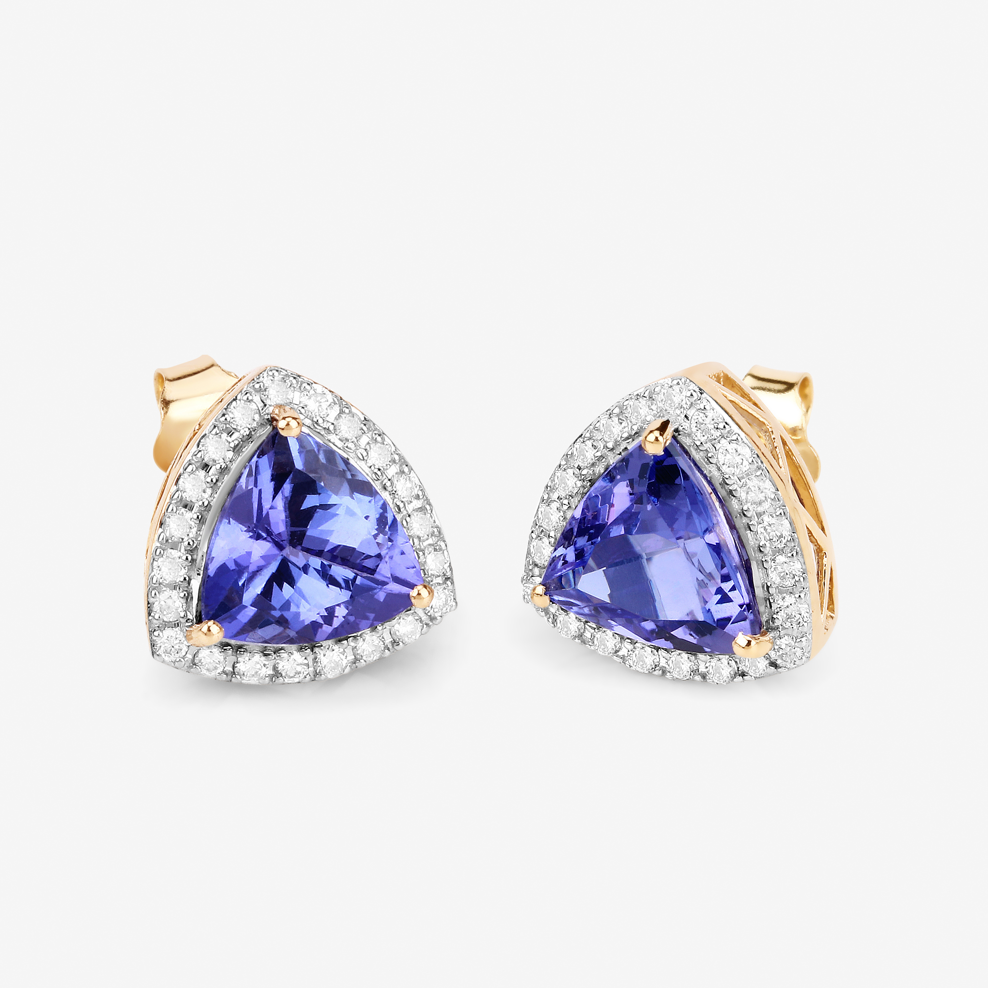 Tanzanite and Diamond Earrings