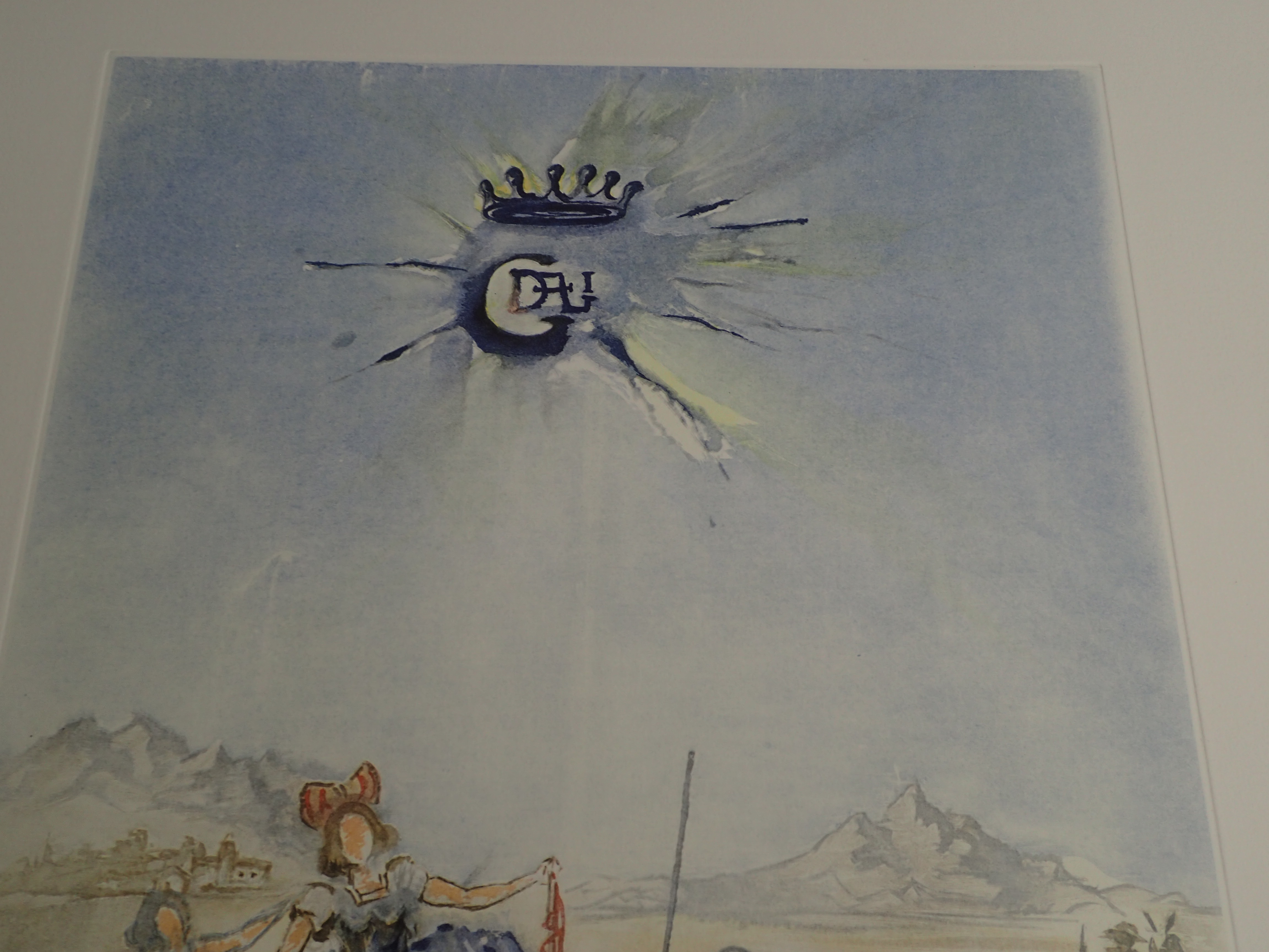 Salvador Dali Color lithograph Hand Signed 1974