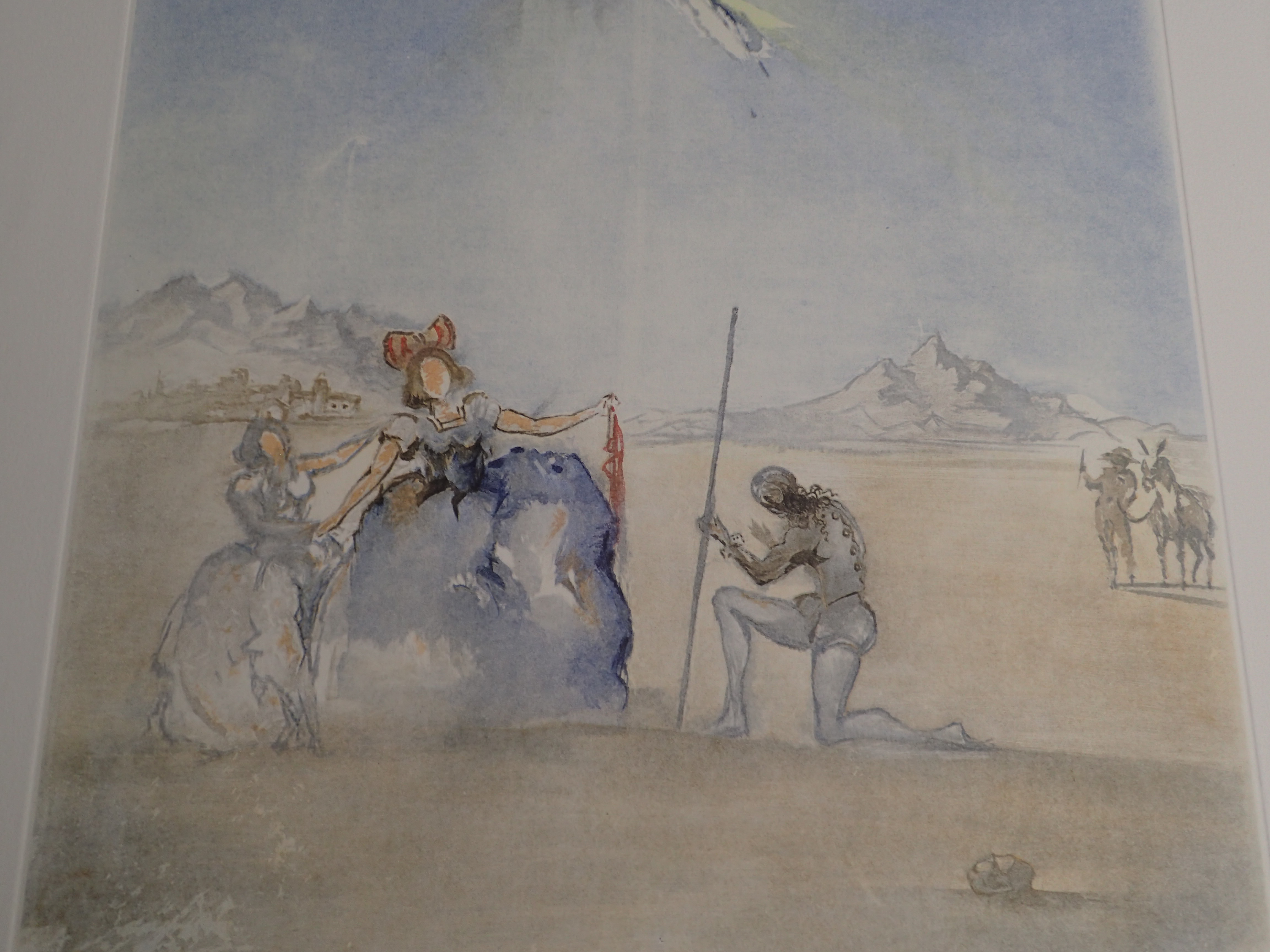 Salvador Dali Color lithograph Hand Signed 1974