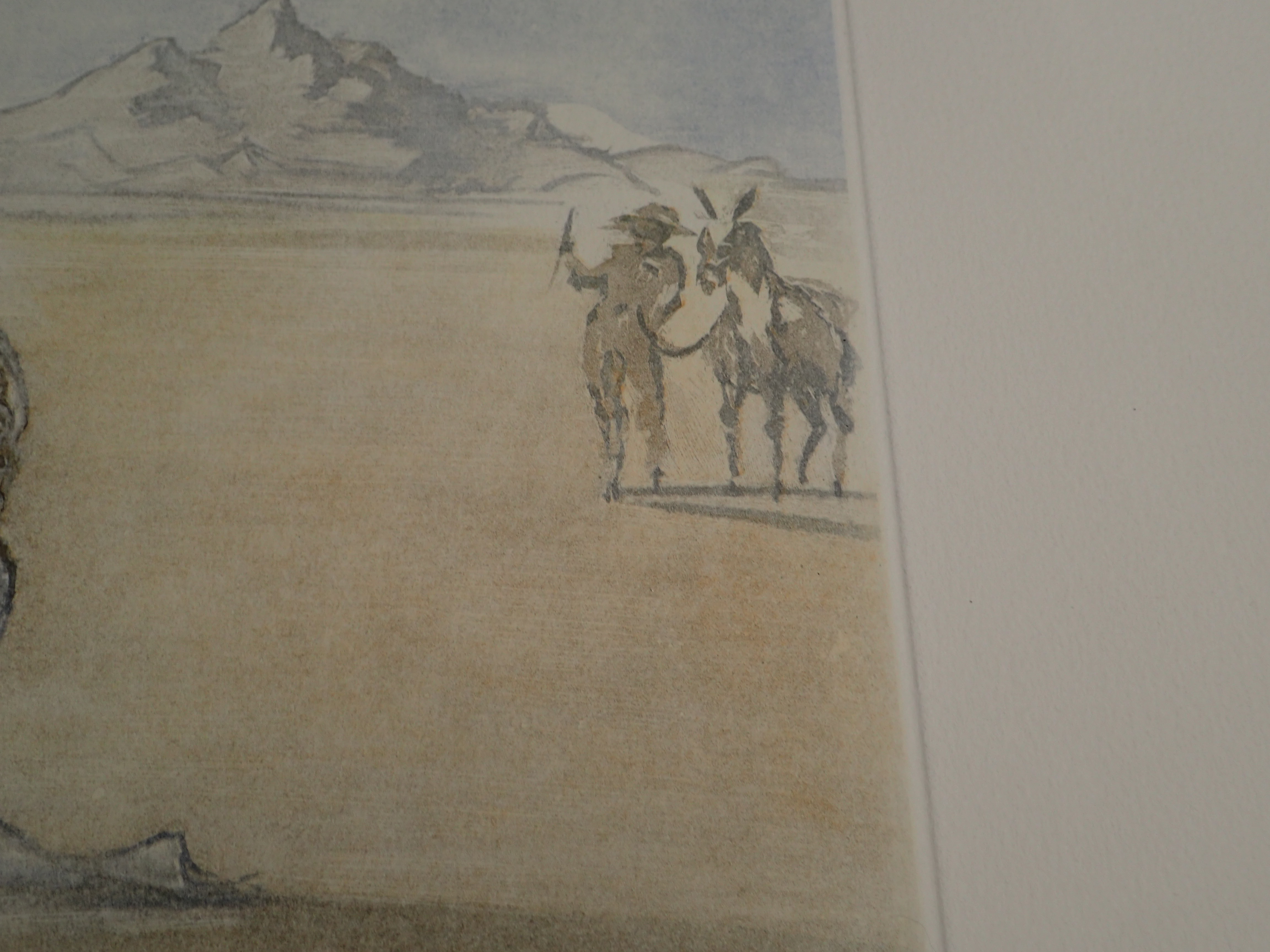 Salvador Dali Color lithograph Hand Signed 1974