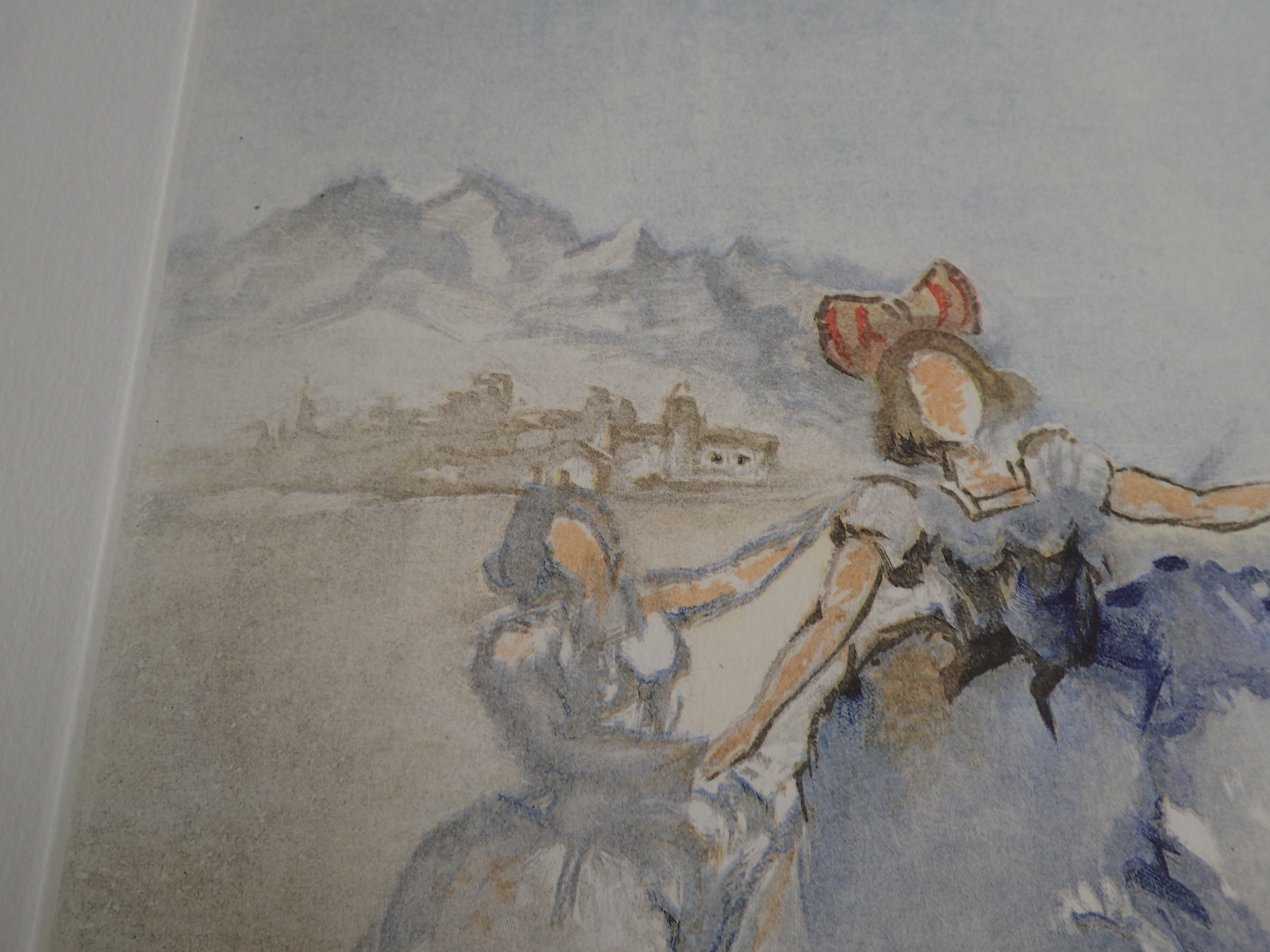 Salvador Dali Color lithograph Hand Signed 1974
