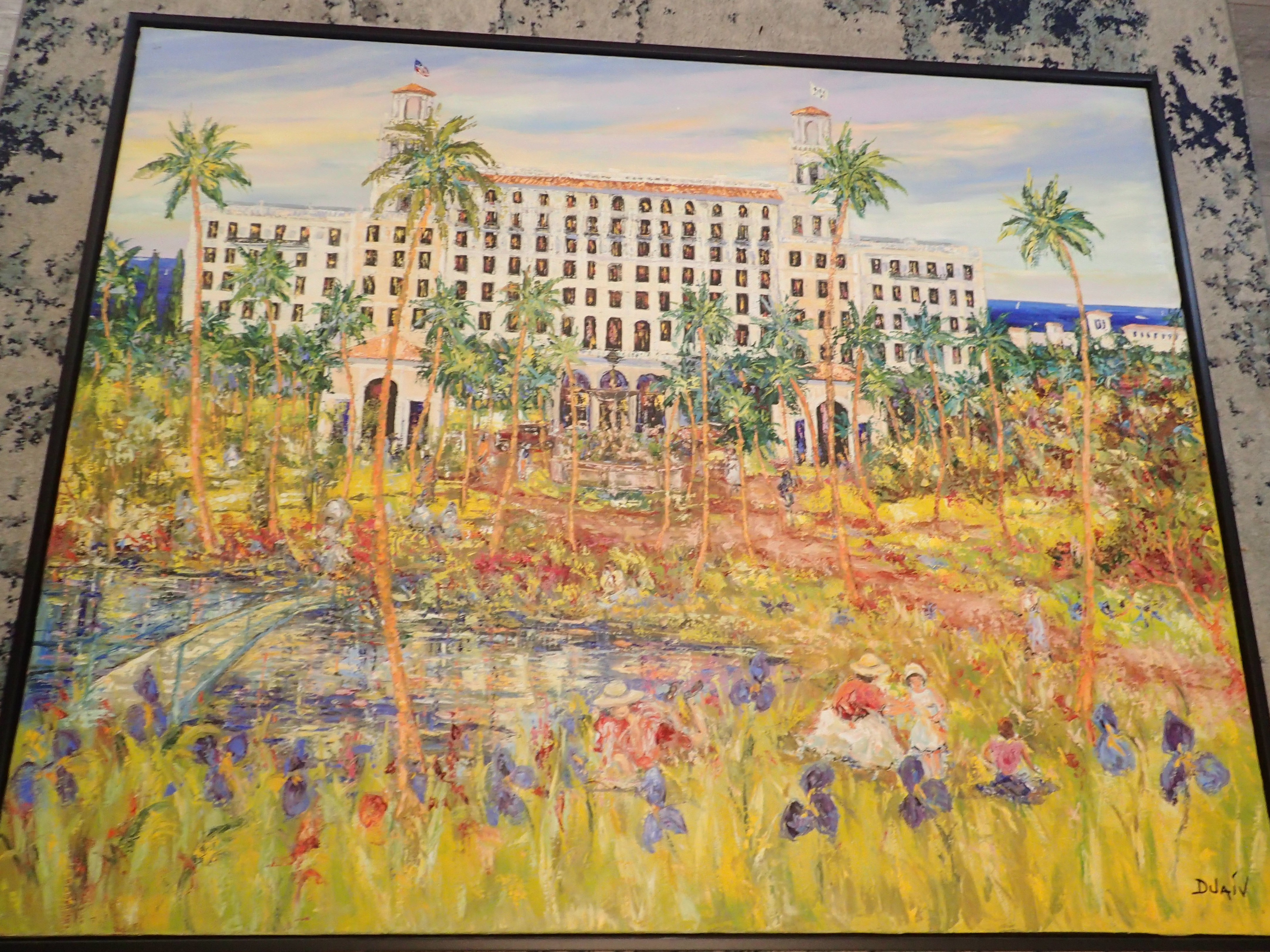 Unique Original Duaiv Oil on Canvas Signed 2008