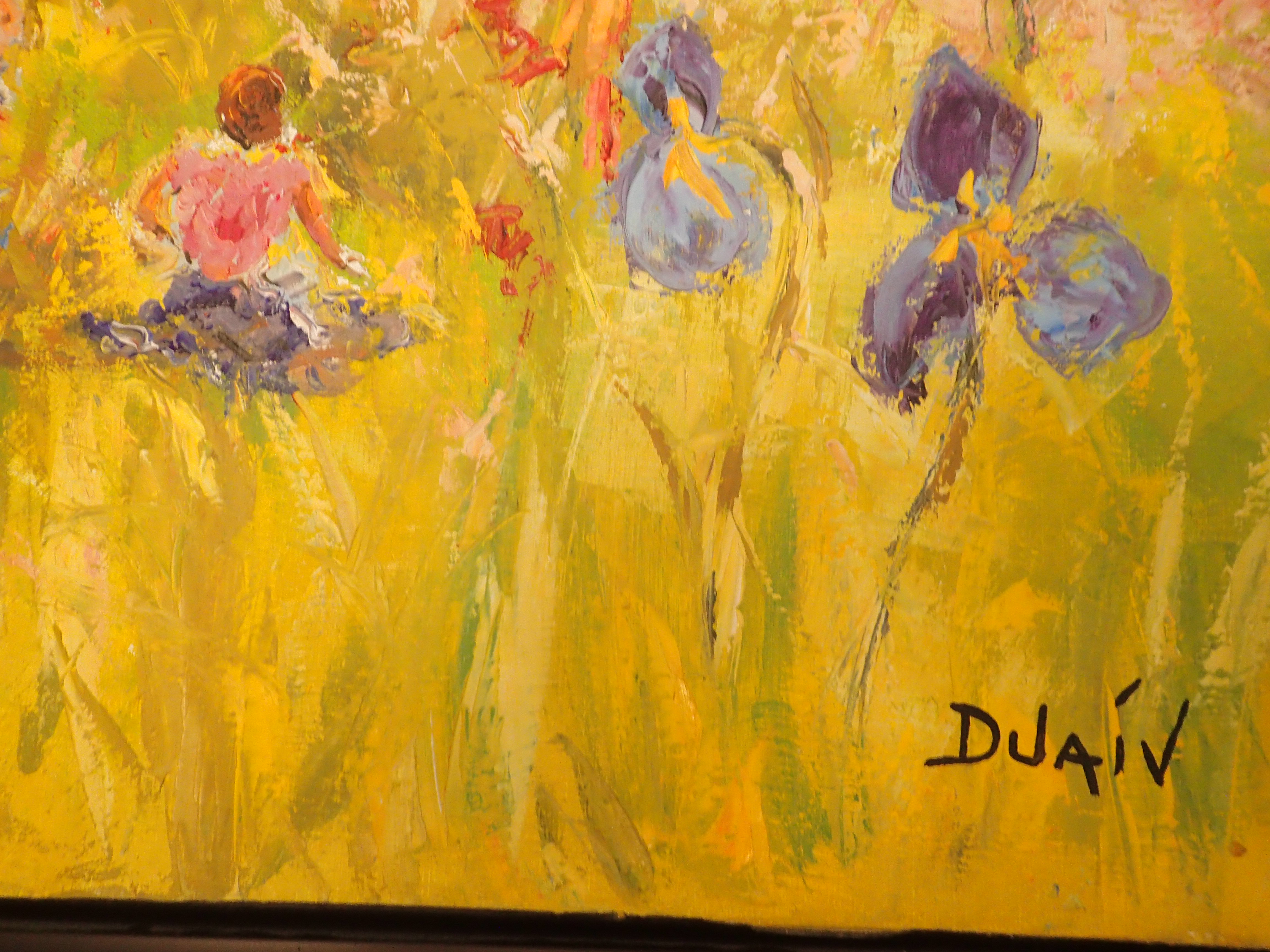 Unique Original Duaiv Oil on Canvas Signed 2008