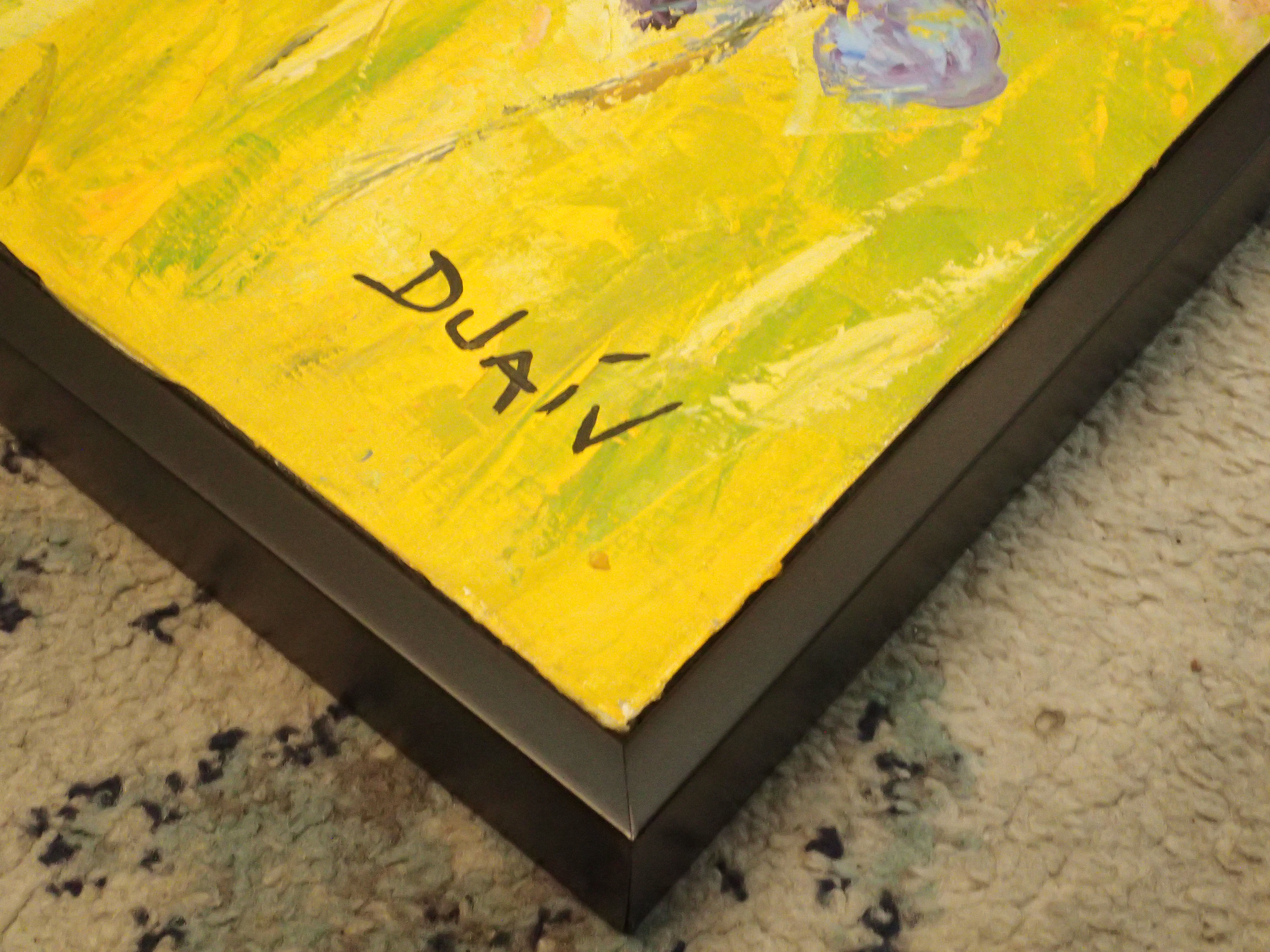 Unique Original Duaiv Oil on Canvas Signed 2008