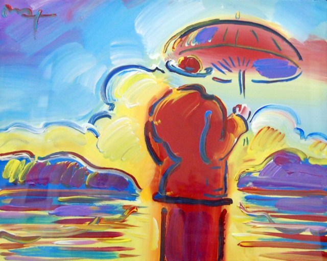 Peter Max Unique Original Acrylic Signed 2008