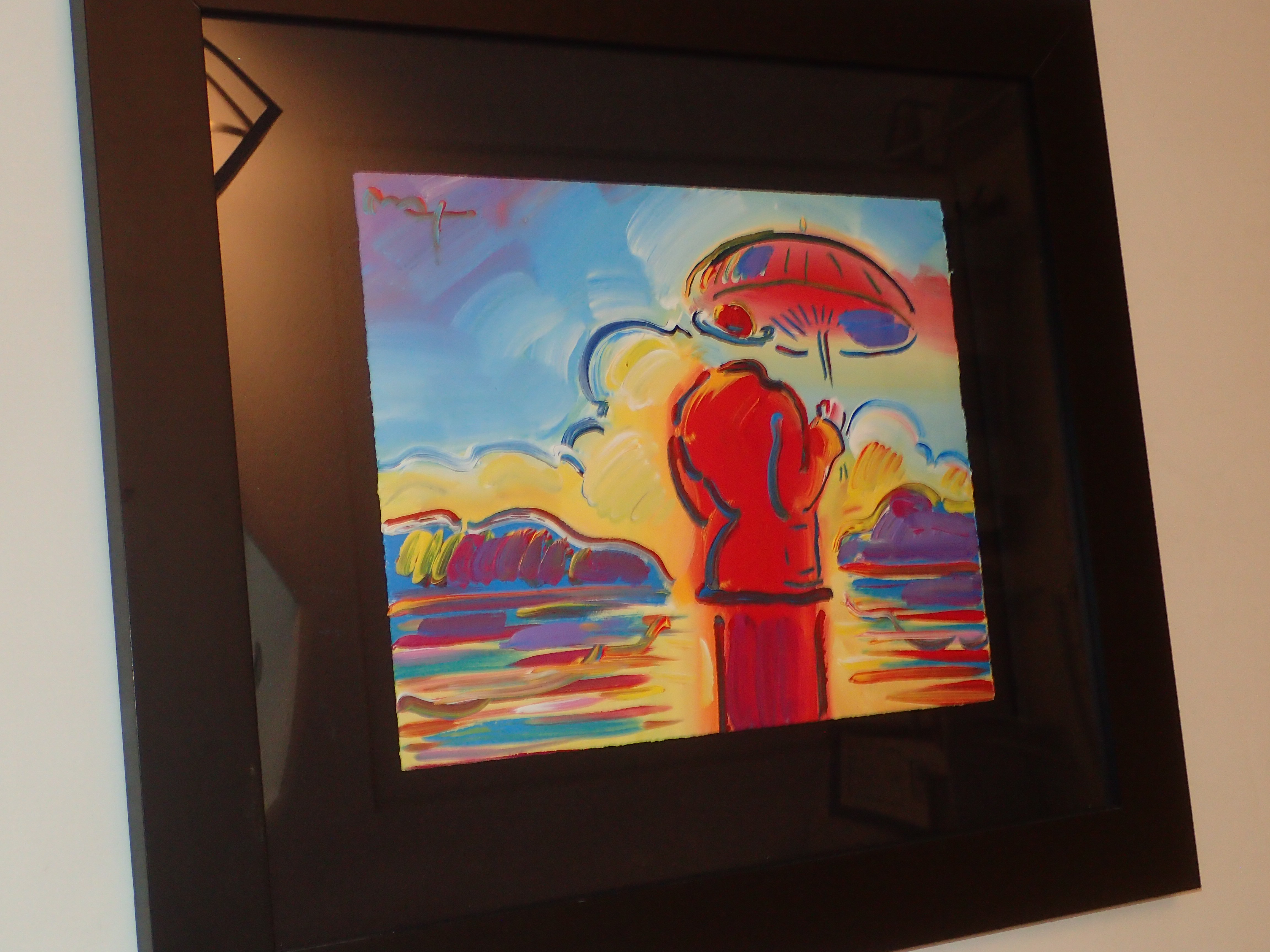 Peter Max Unique Original Acrylic Signed 2008