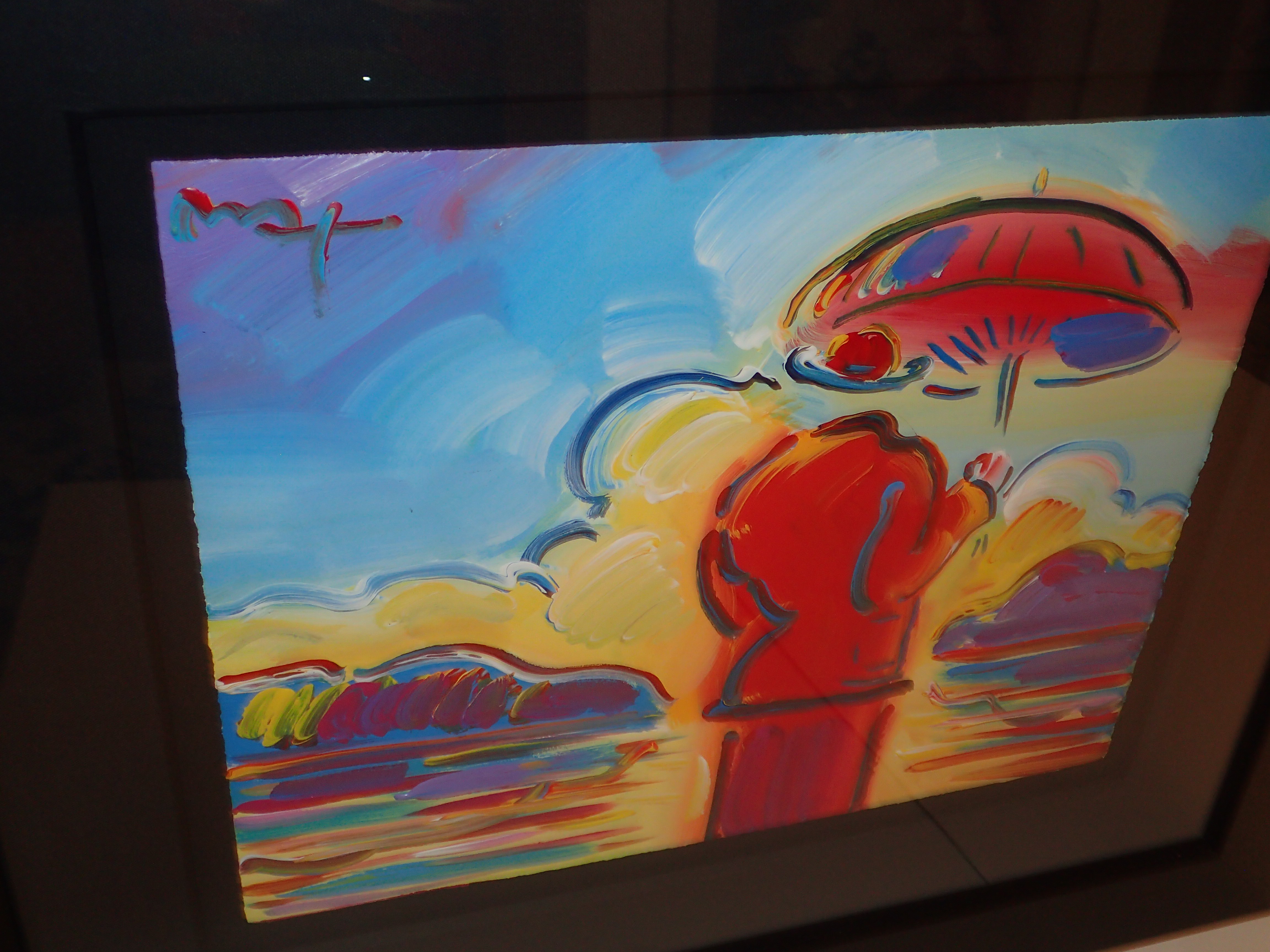 Peter Max Unique Original Acrylic Signed 2008