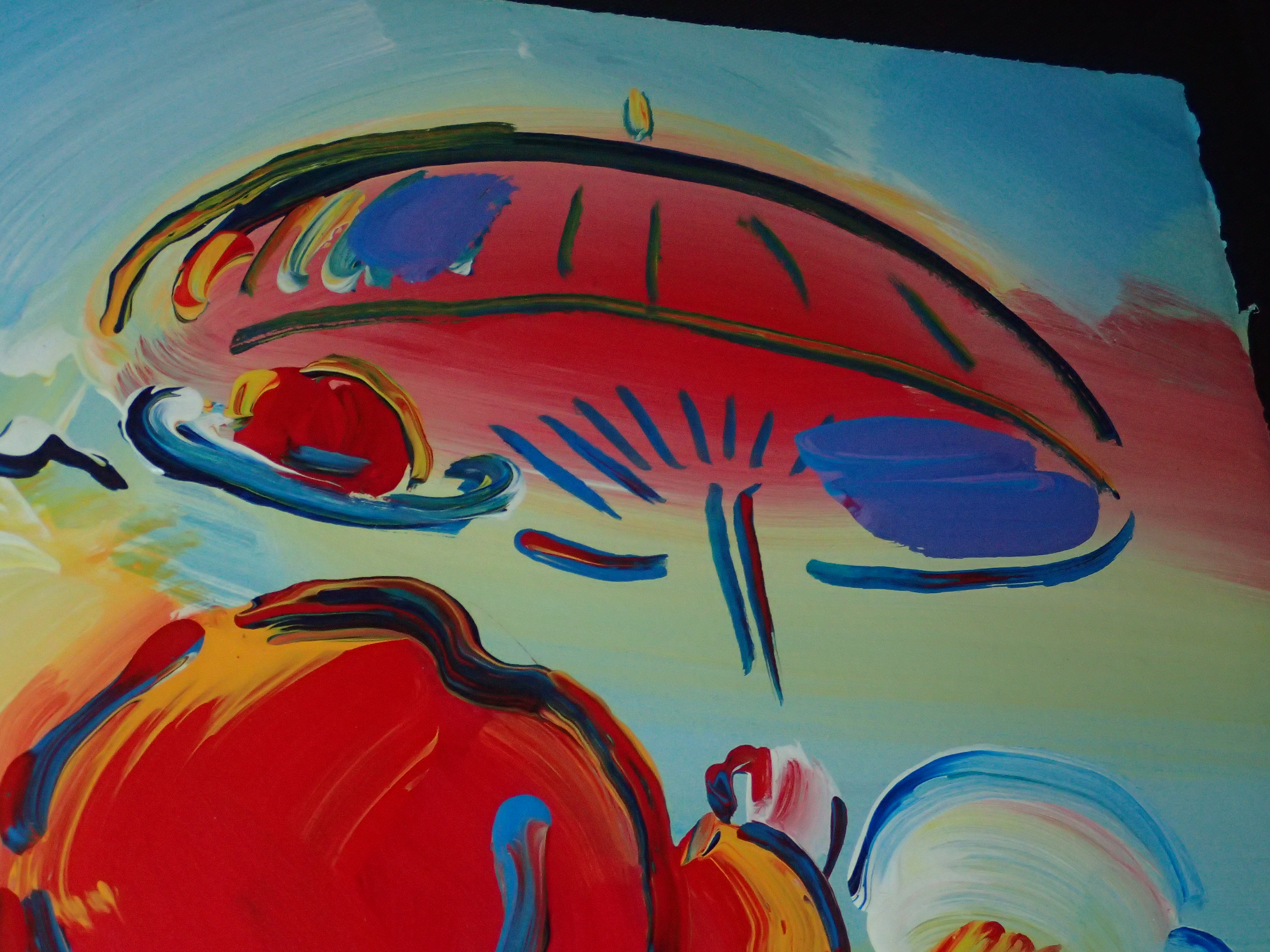 Peter Max Unique Original Acrylic Signed 2008