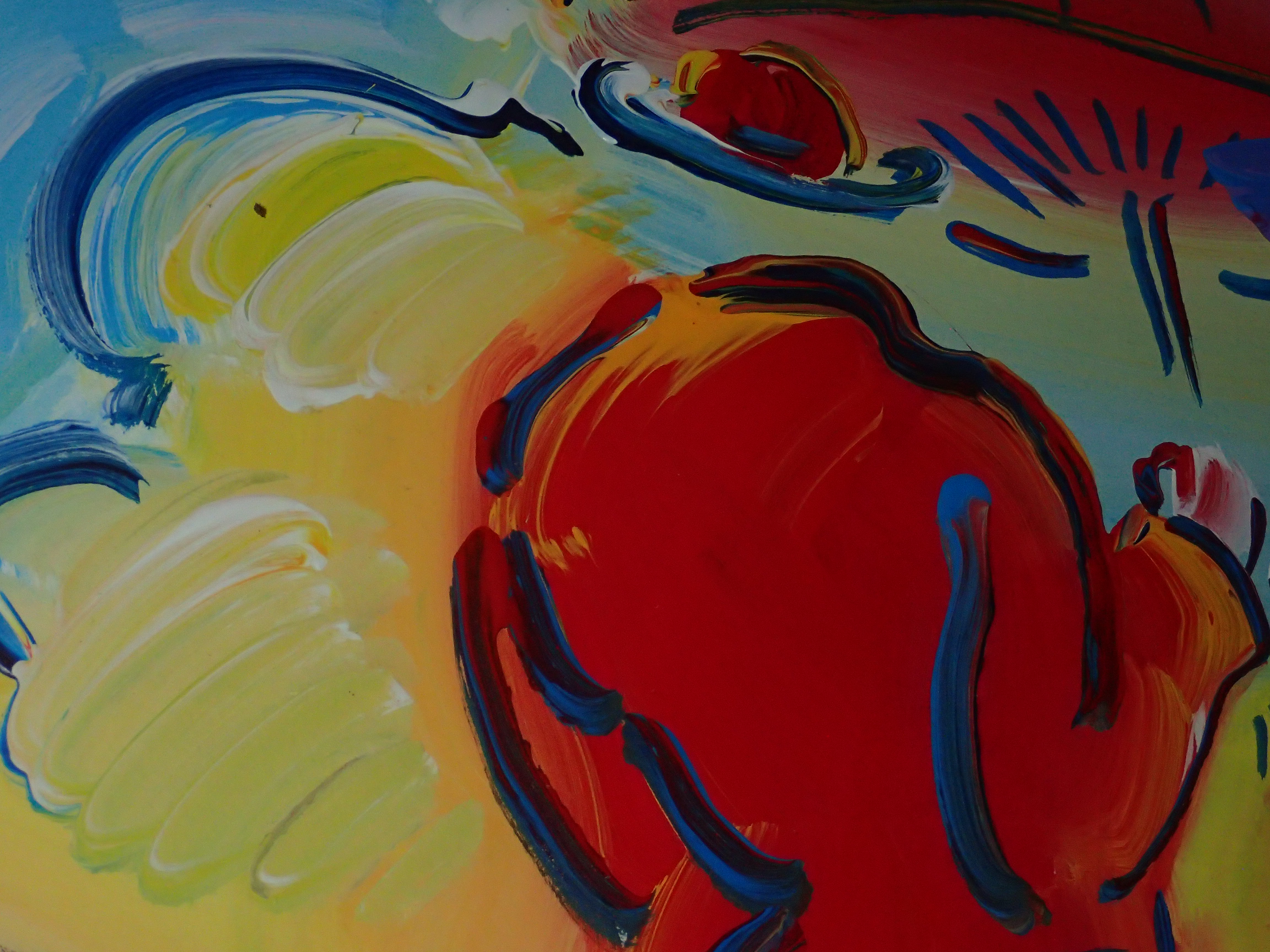 Peter Max Unique Original Acrylic Signed 2008