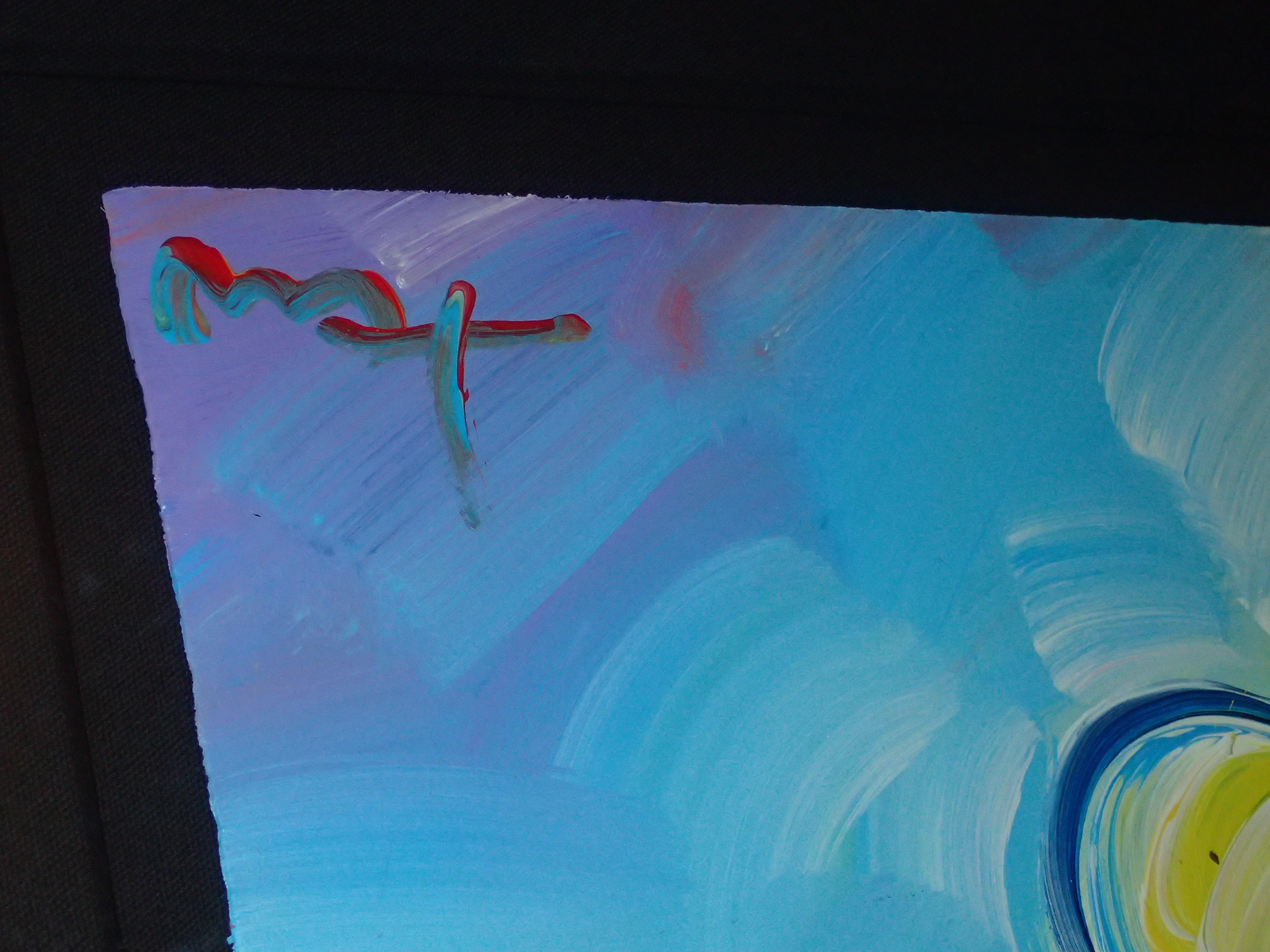 Peter Max Unique Original Acrylic Signed 2008