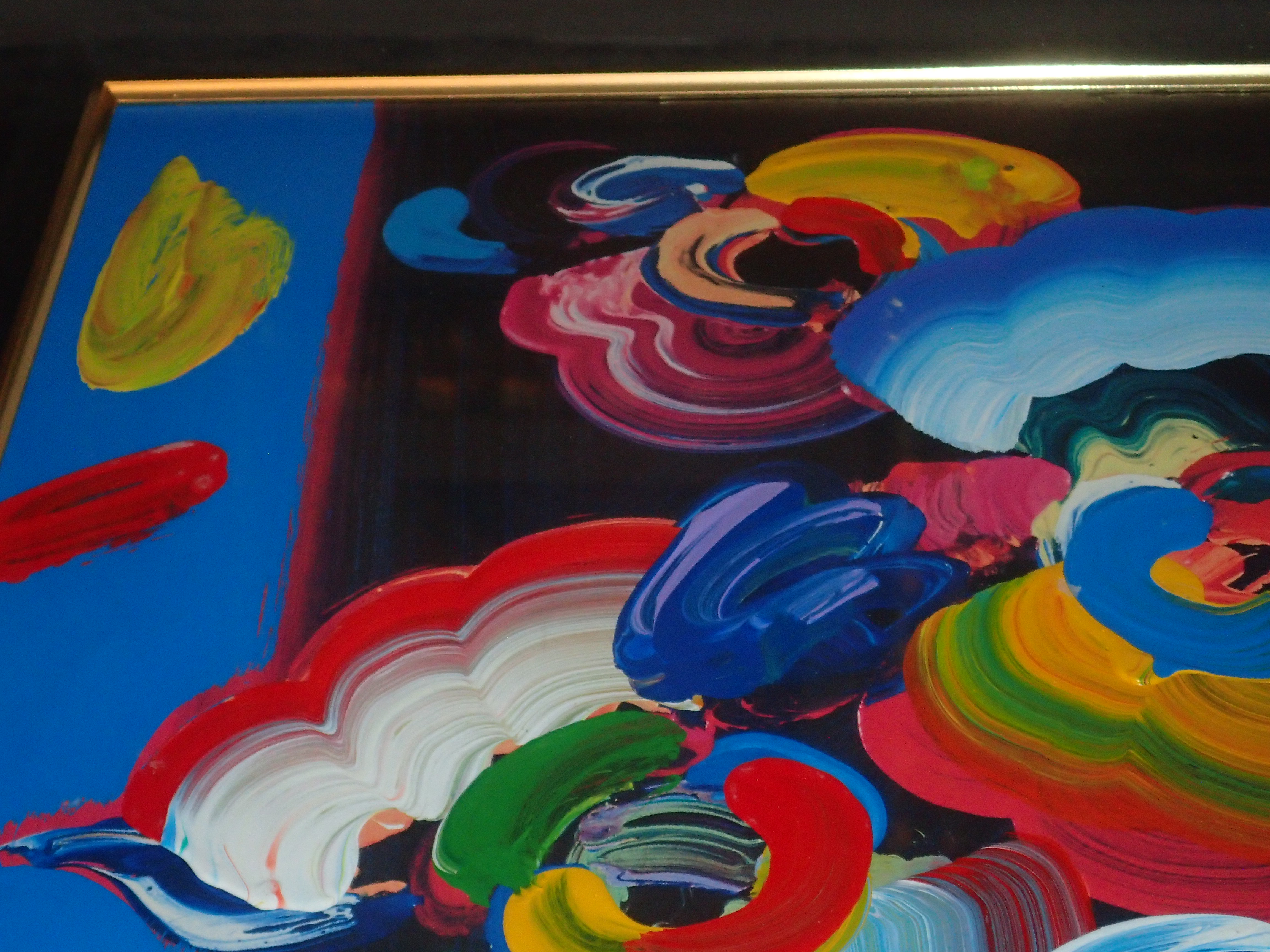 Peter Max Unique Mixed Media Signed