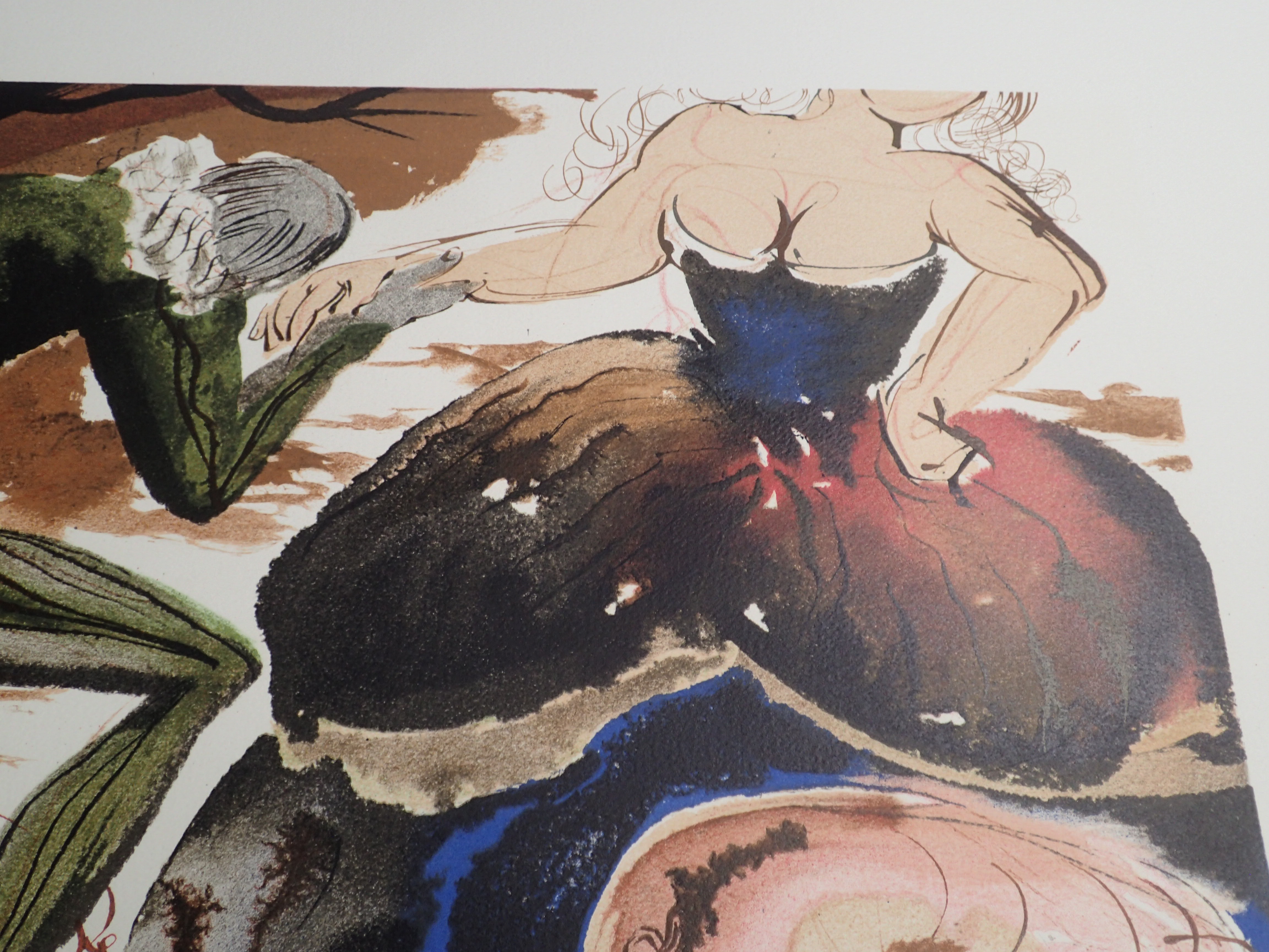 Salvador Dali Lithograph Hand Signed Dated 1971