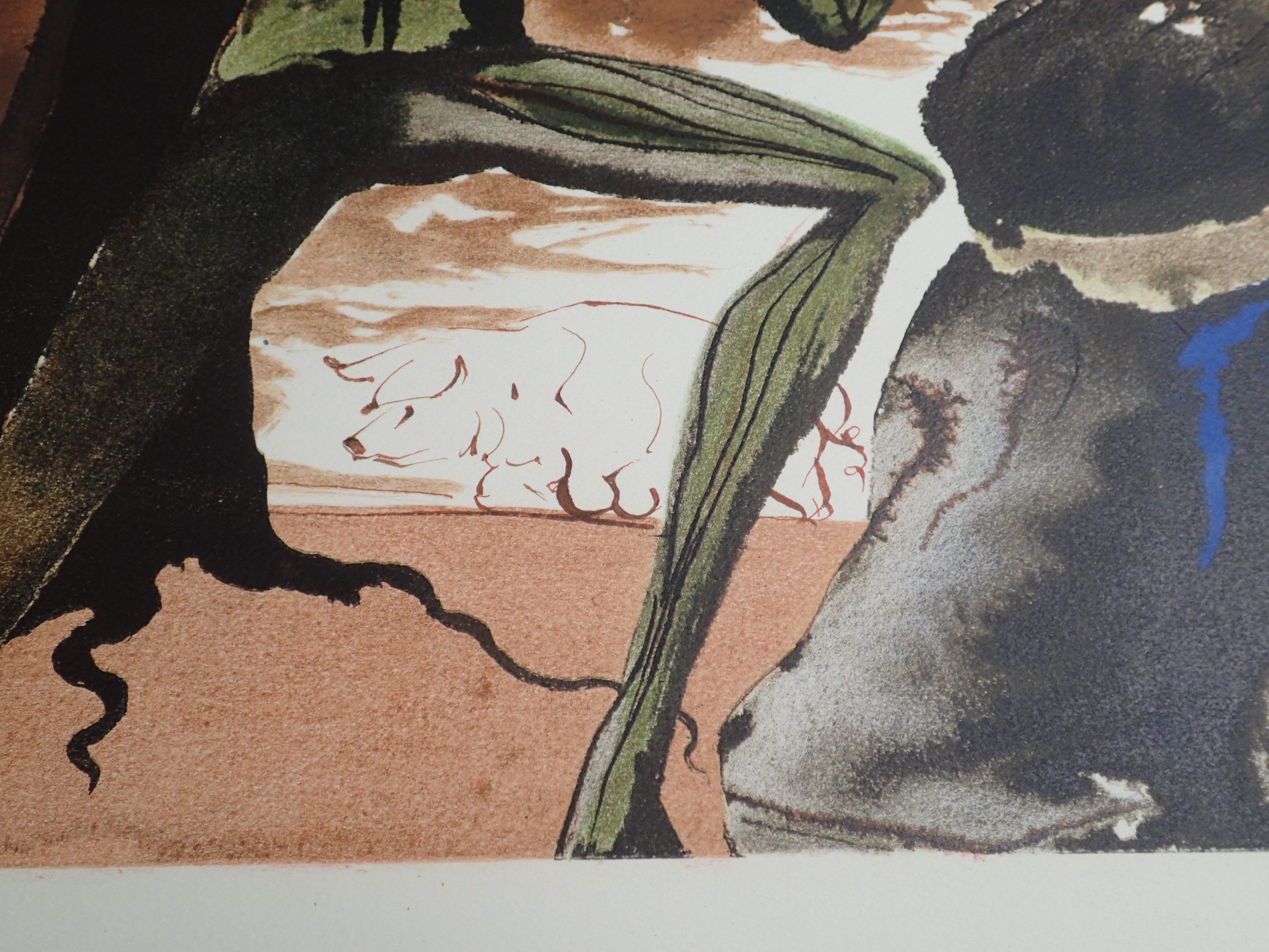 Salvador Dali Lithograph Hand Signed Dated 1971
