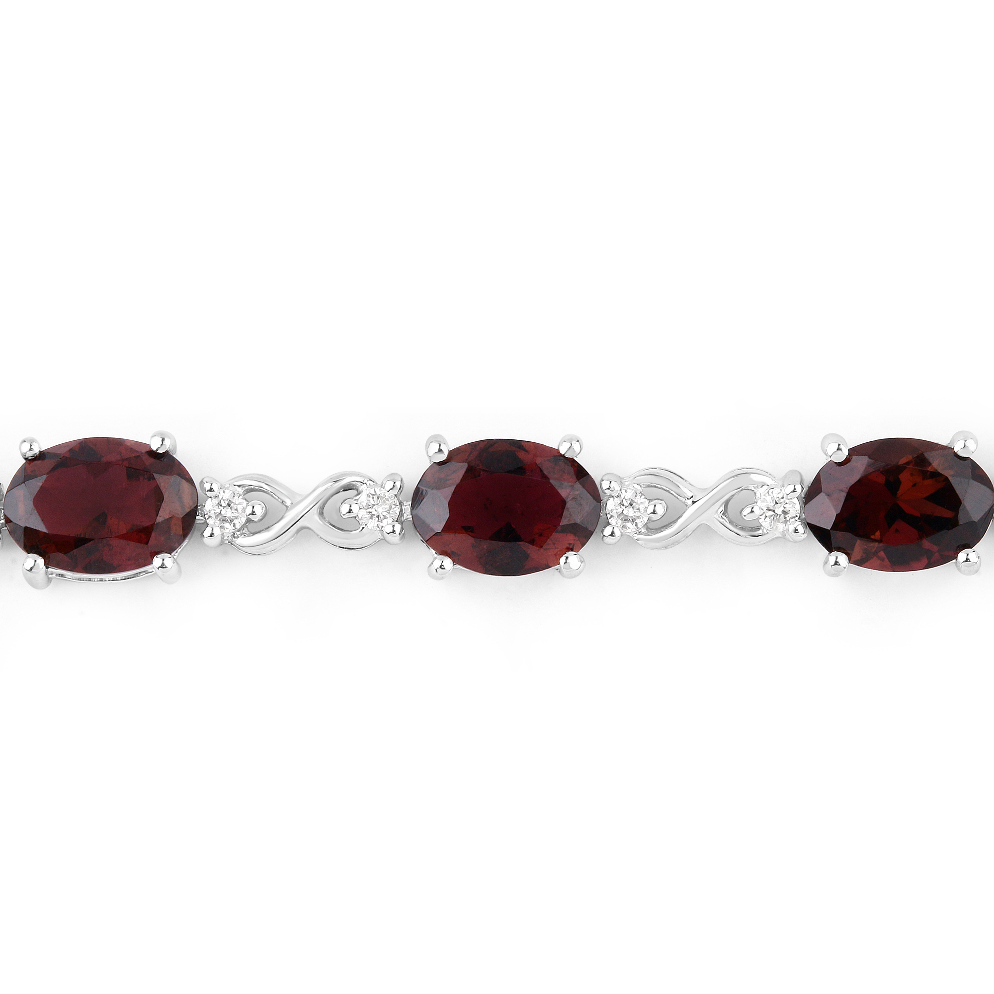 Earth Mined Pink Tourmaline and Diamond Bracelet