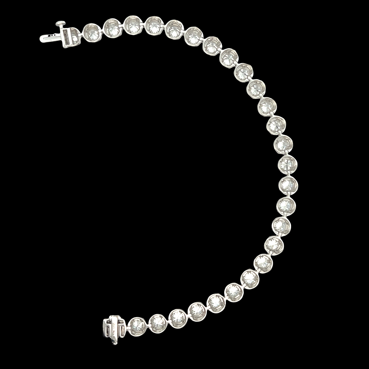 7.00CTW Lab Created Diamond Tennis Bracelet