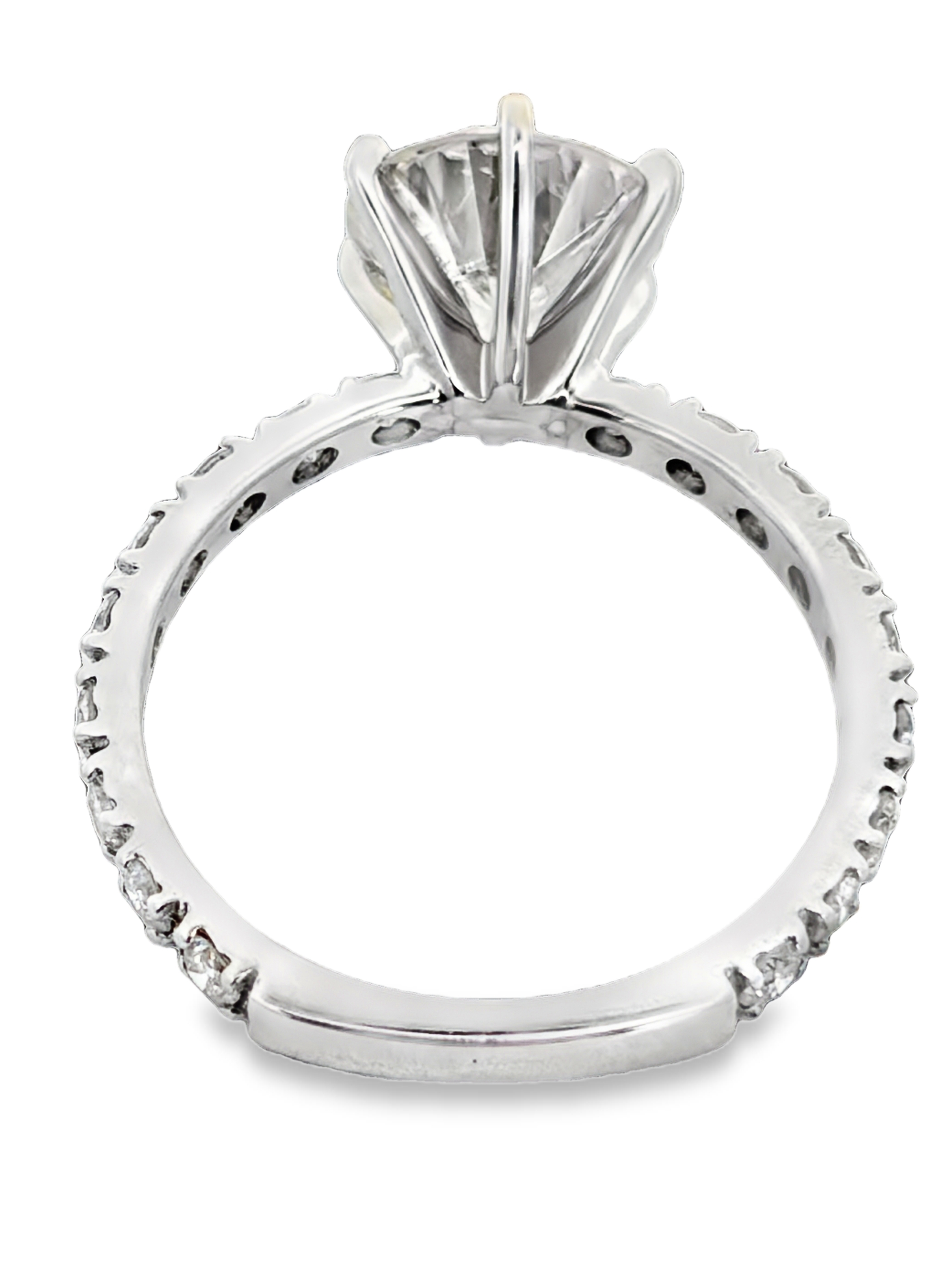 White Gold Natural Diamond (1.87 Carats) Ring