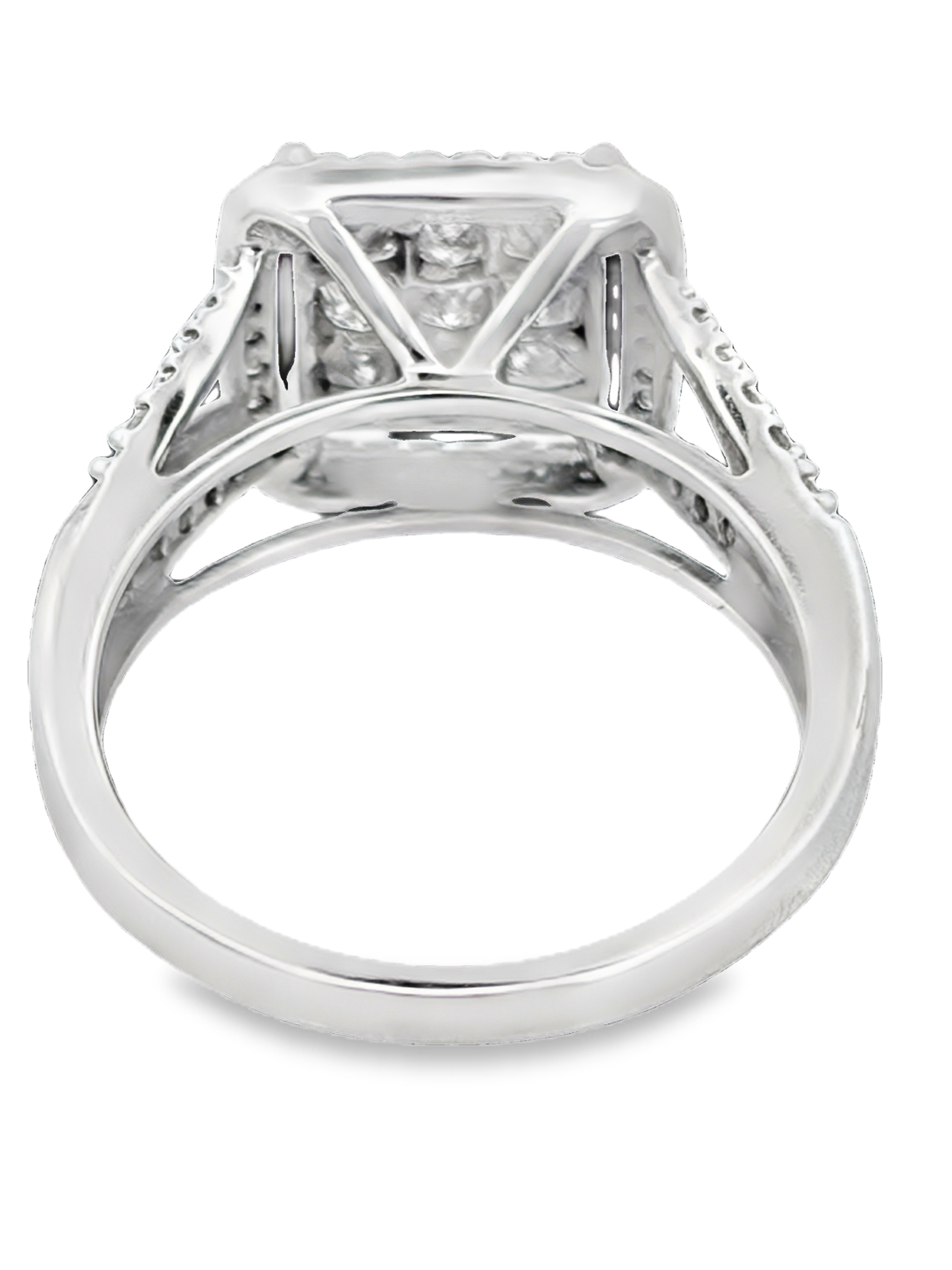 1.00 Carat Invisible Set Diamond Ring
