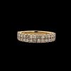 Double Row Diamond Band. MCE05/47-AYS 
This elegant band showcases two continuous rows of round Image - 1