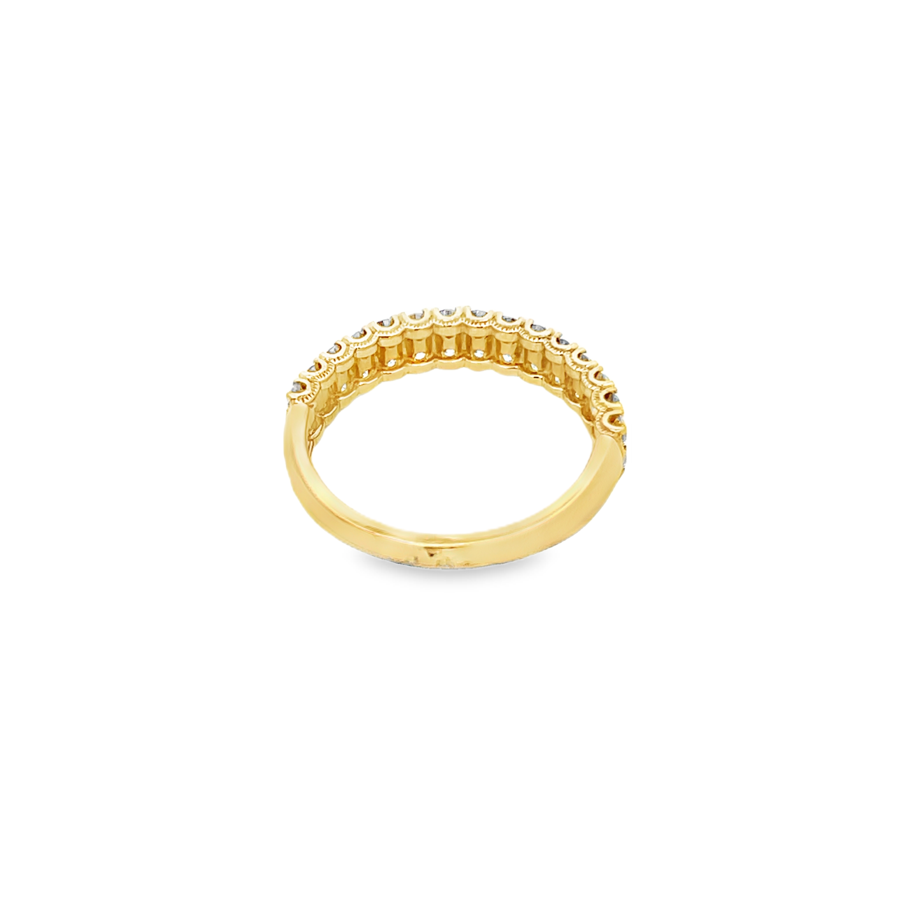 Double Row Diamond Band