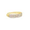 Double Row Diamond Band. MCE05/47-AYS 
This elegant band showcases two continuous rows of round Image - 3