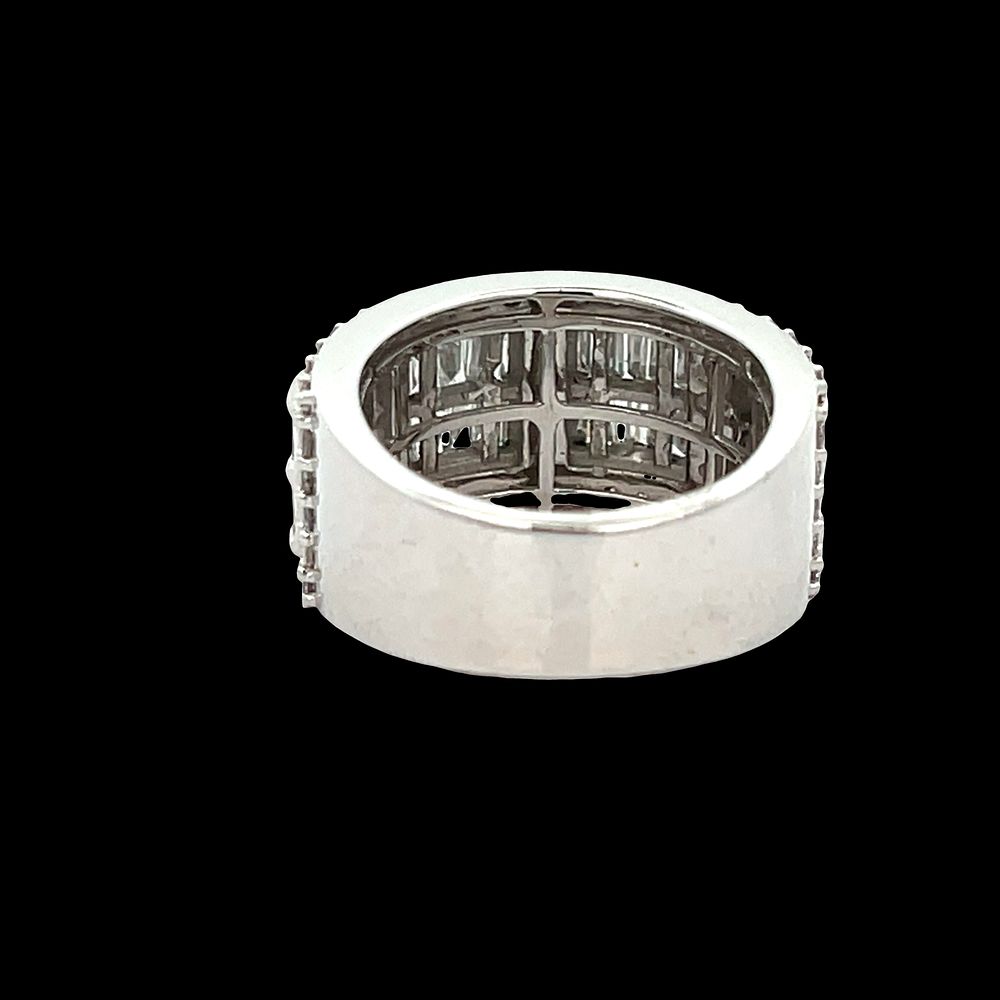 Fancy Wide Diamond Band