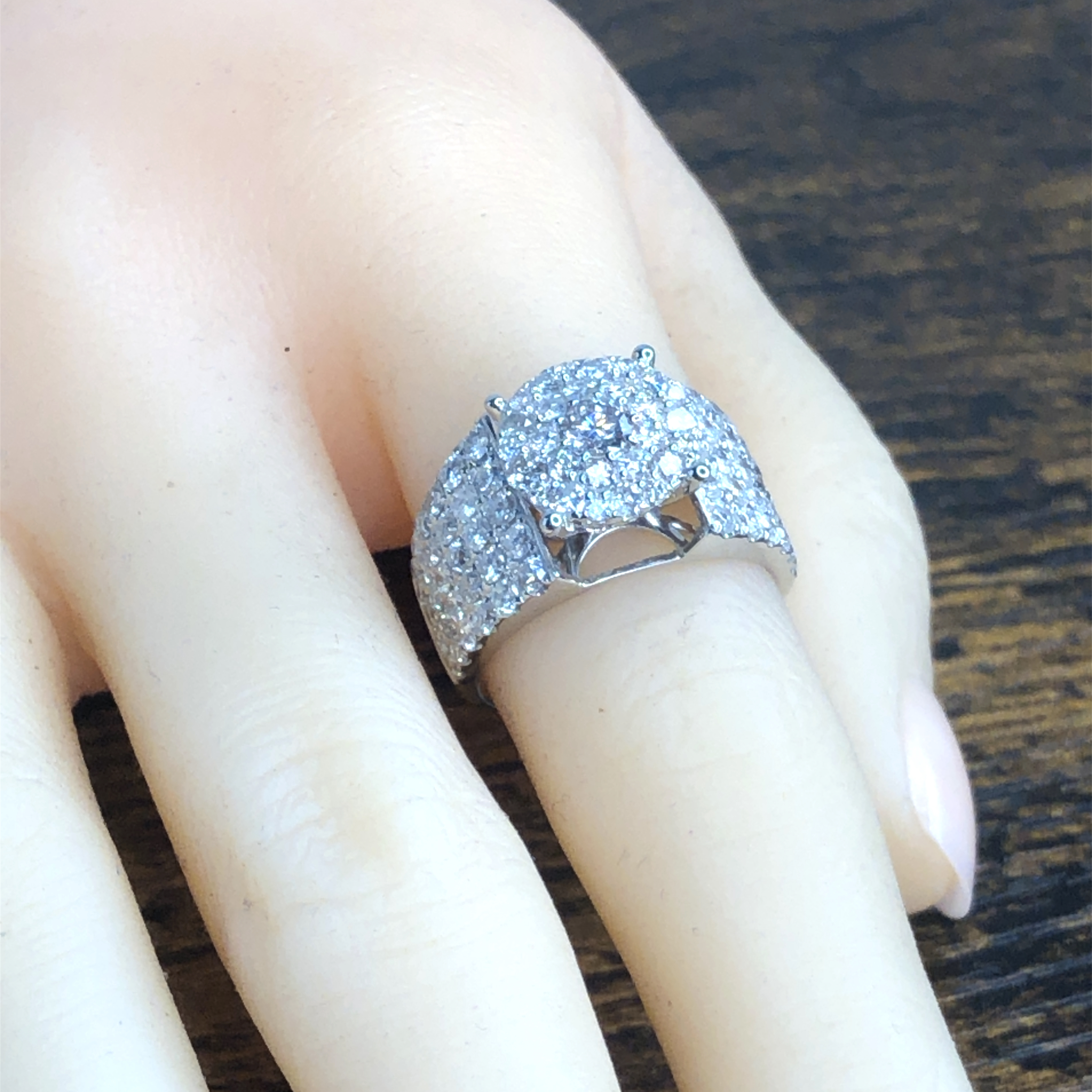 Cocktail Style Diamond Ring