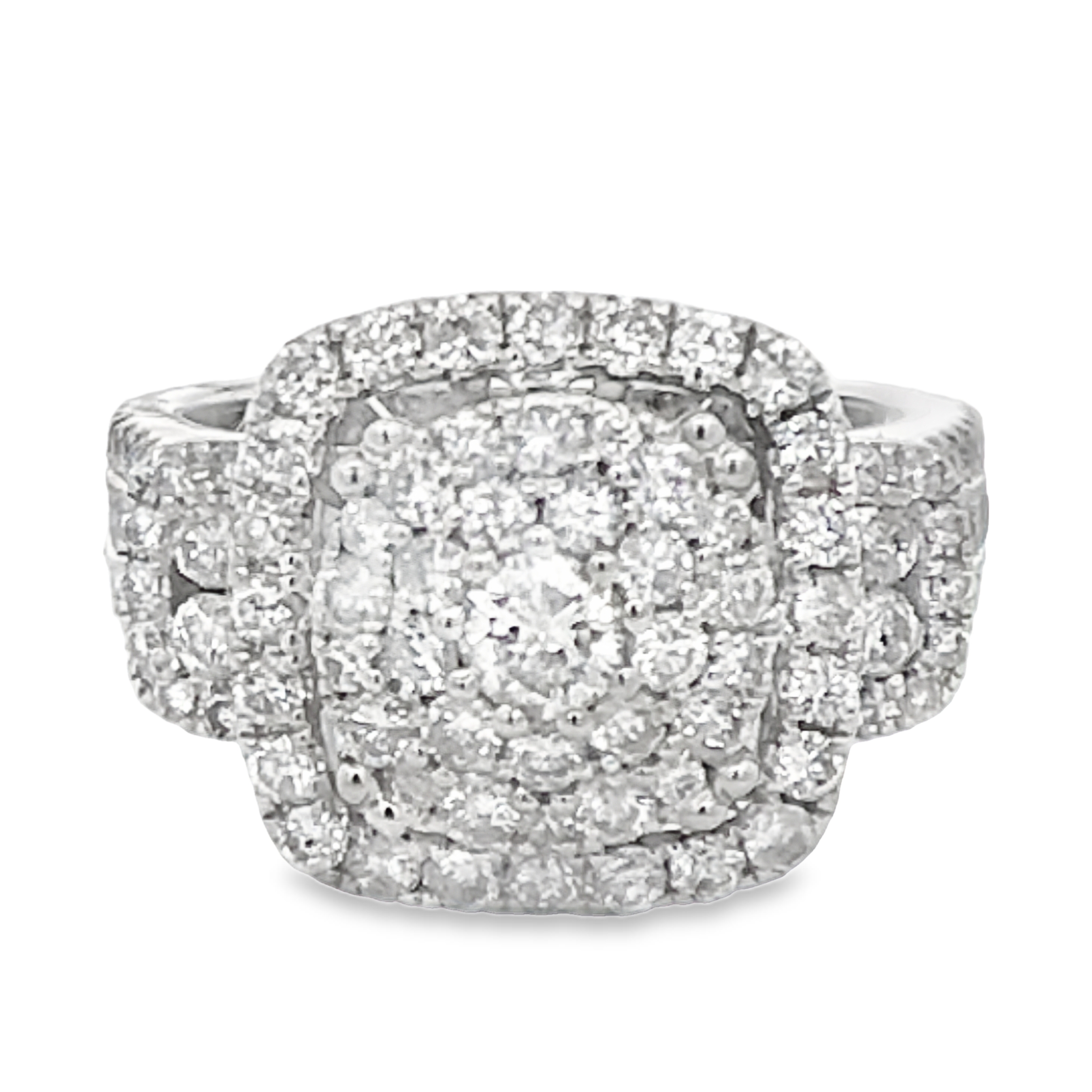 Diamond Cluster Ring