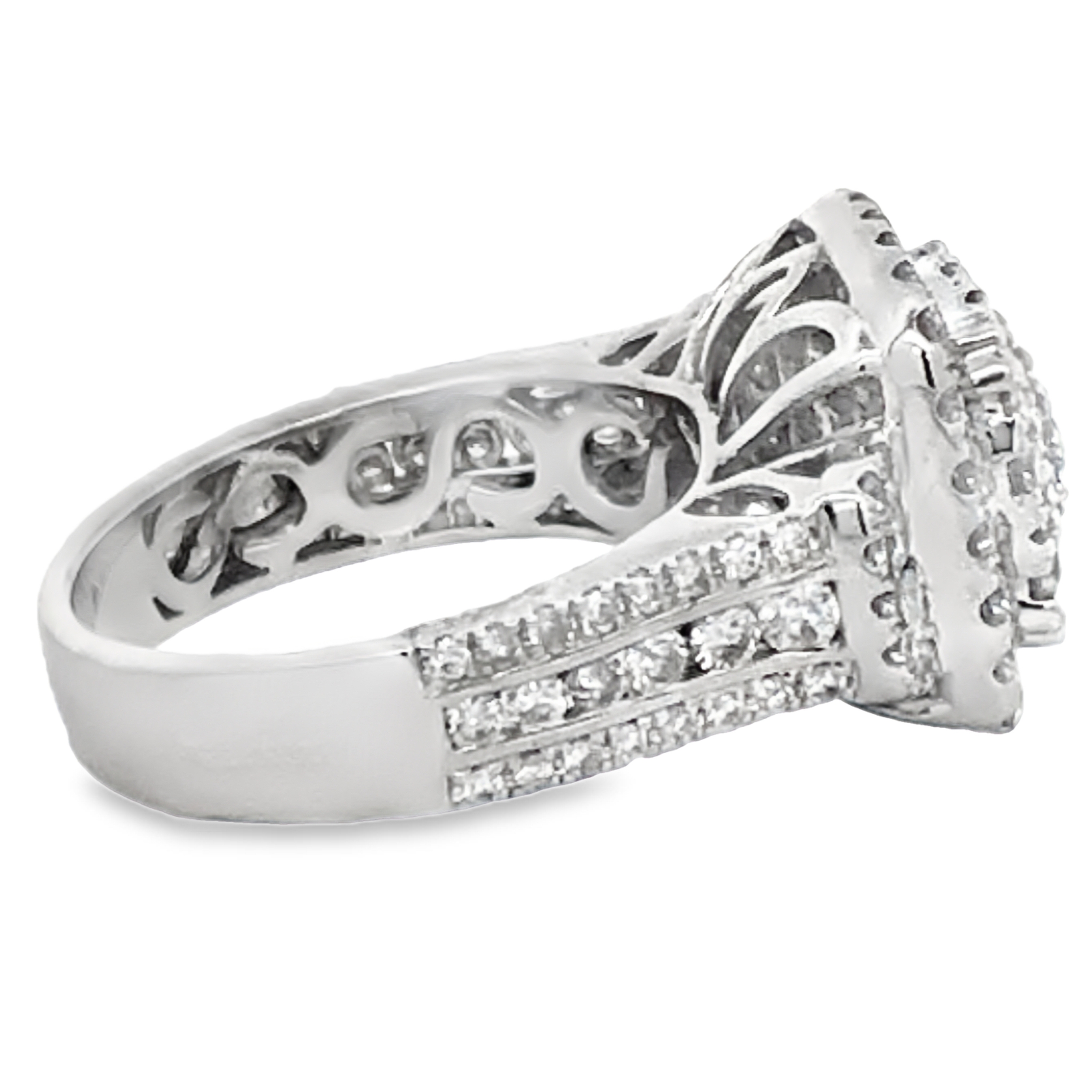 Diamond Cluster Ring
