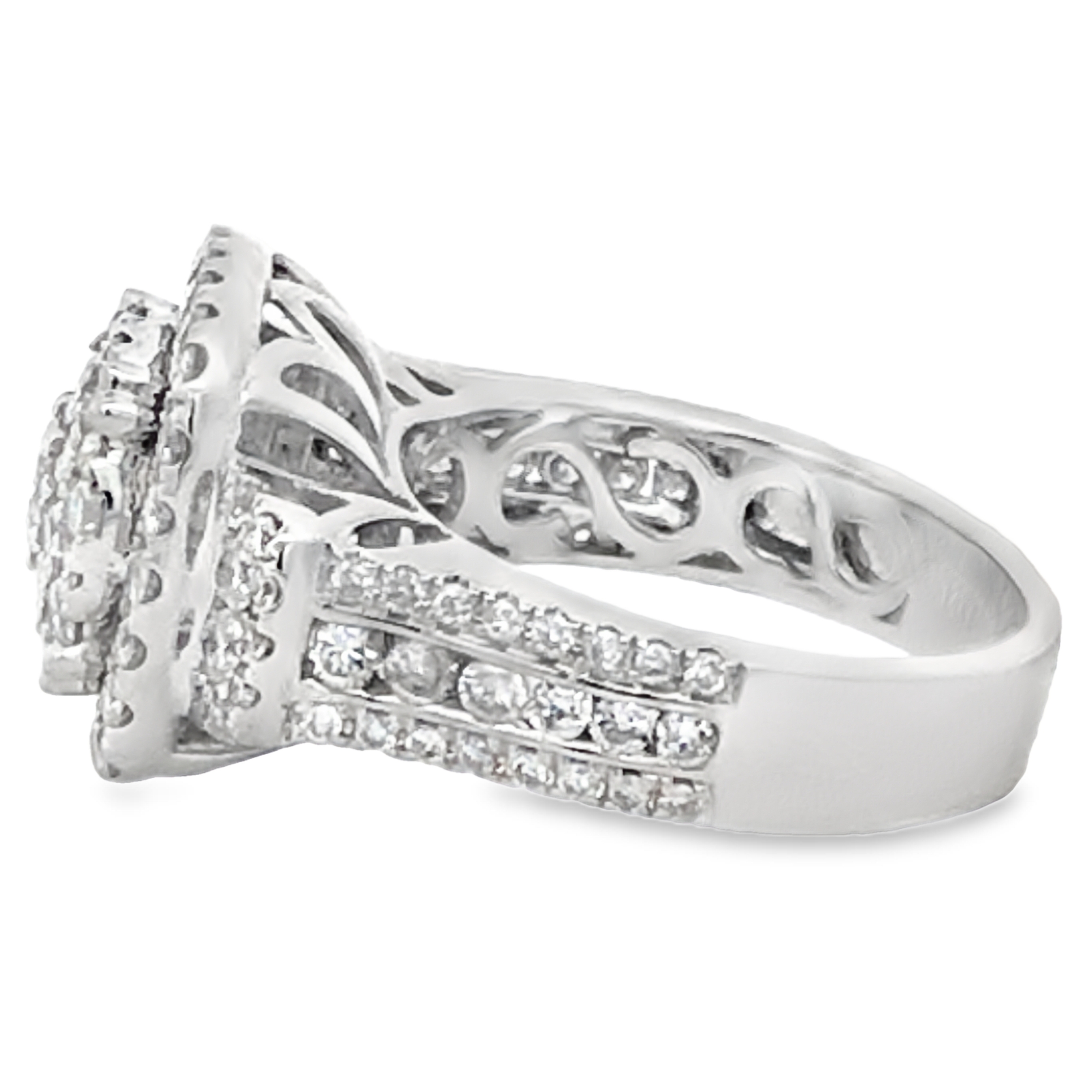 Diamond Cluster Ring