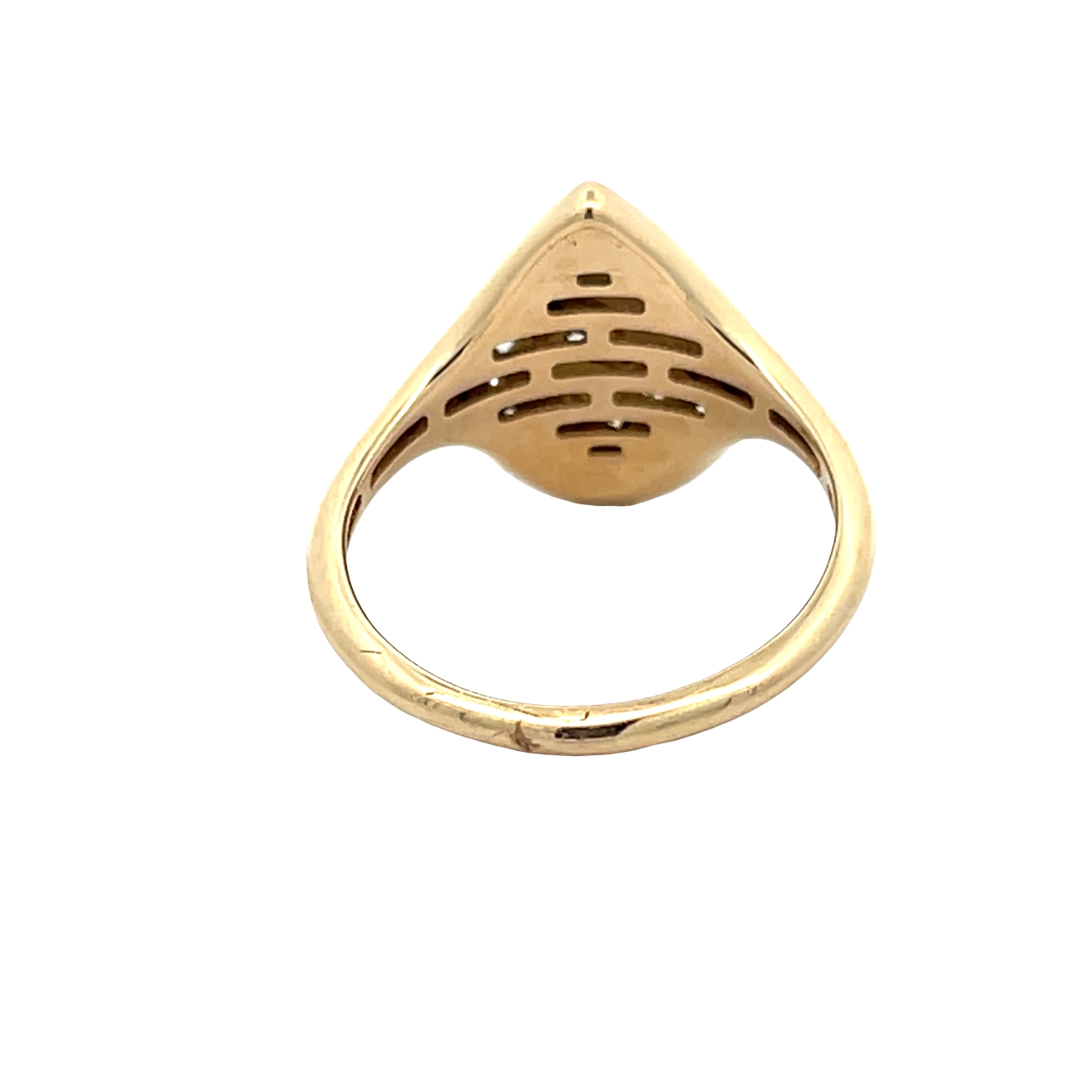 14K Pear Shape Diamond Ring