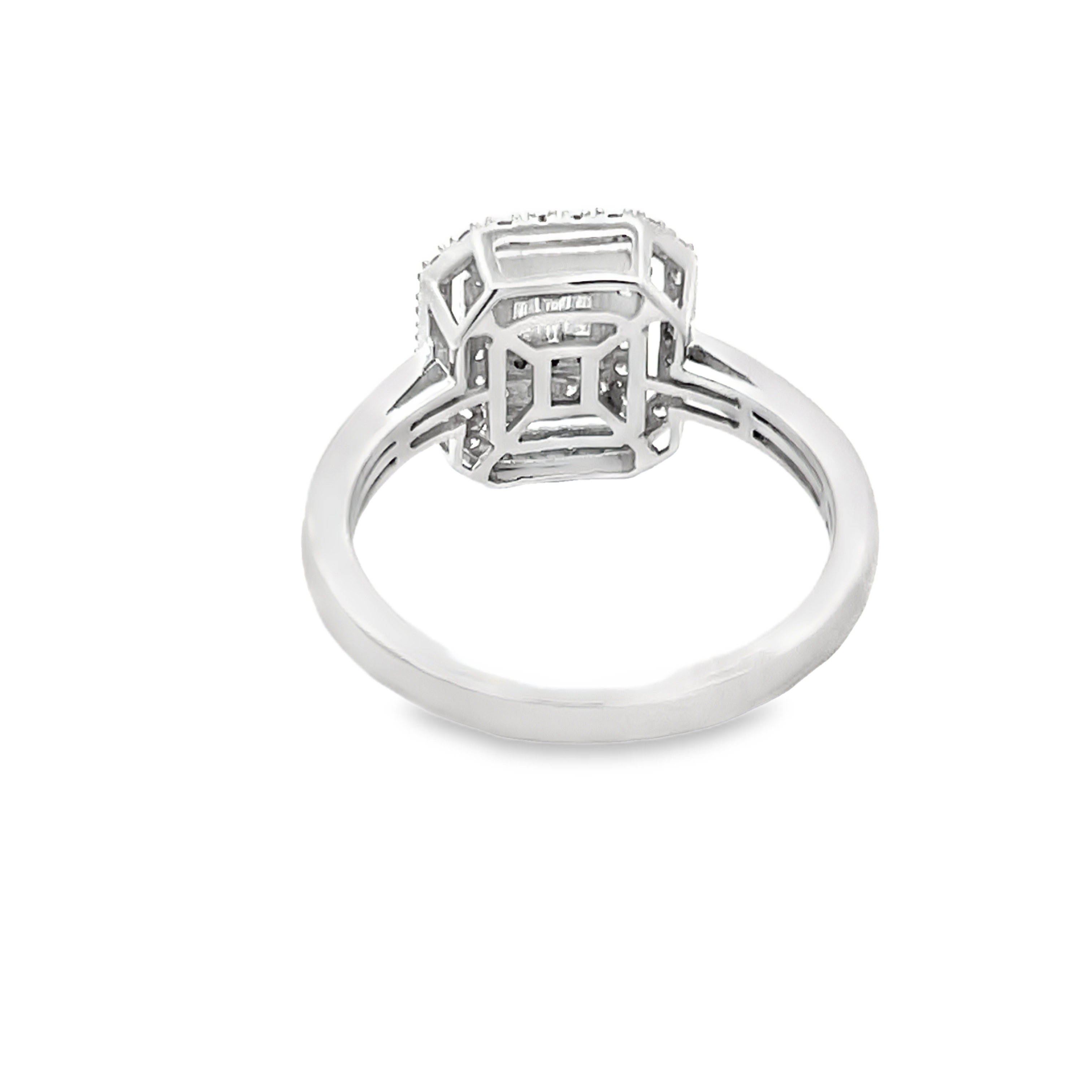 Double Halo Diamond Ring