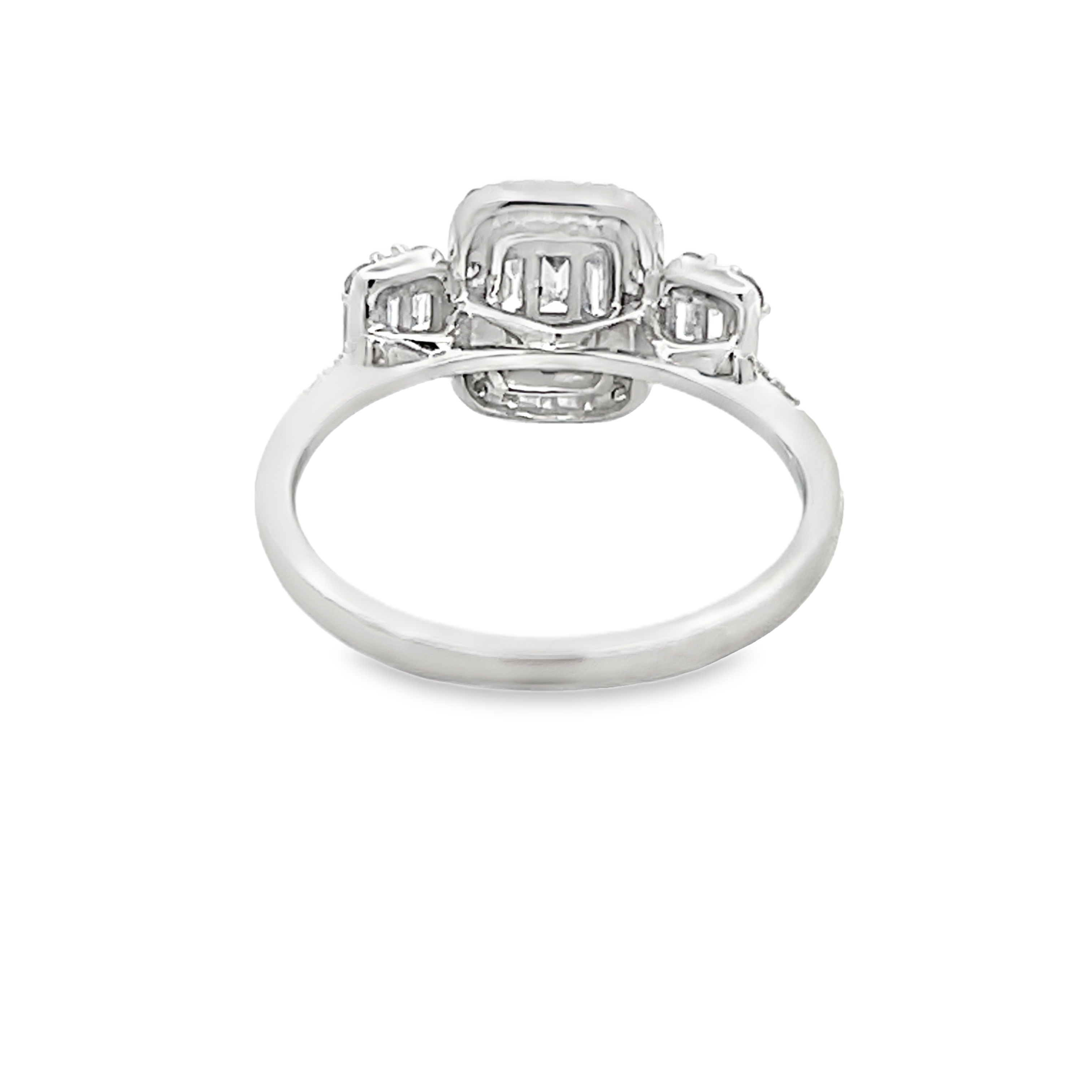 14K White Gold Diamond Ring