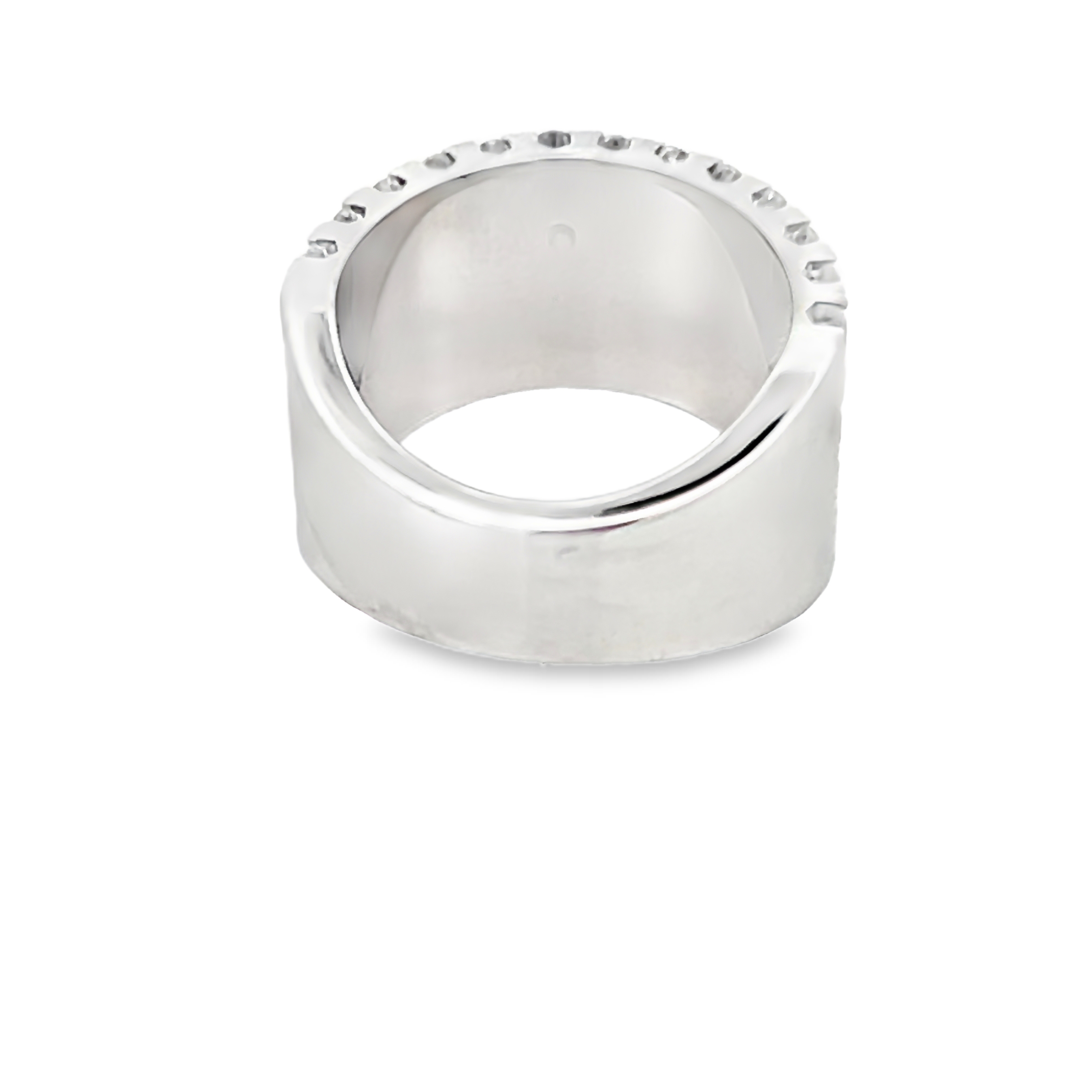 5 Row Wide Diamond Band Ring