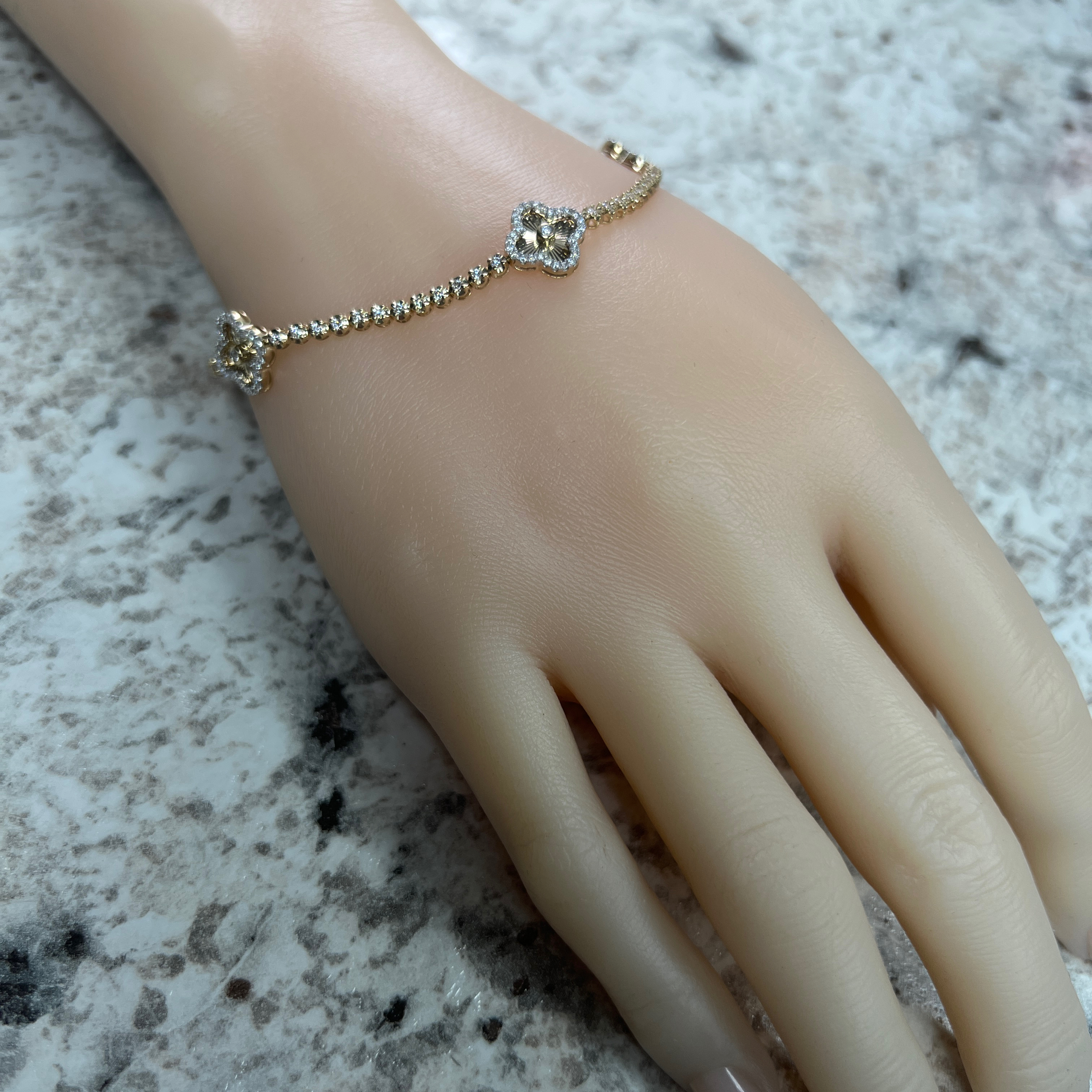Quatrefoil Diamond Bracelet