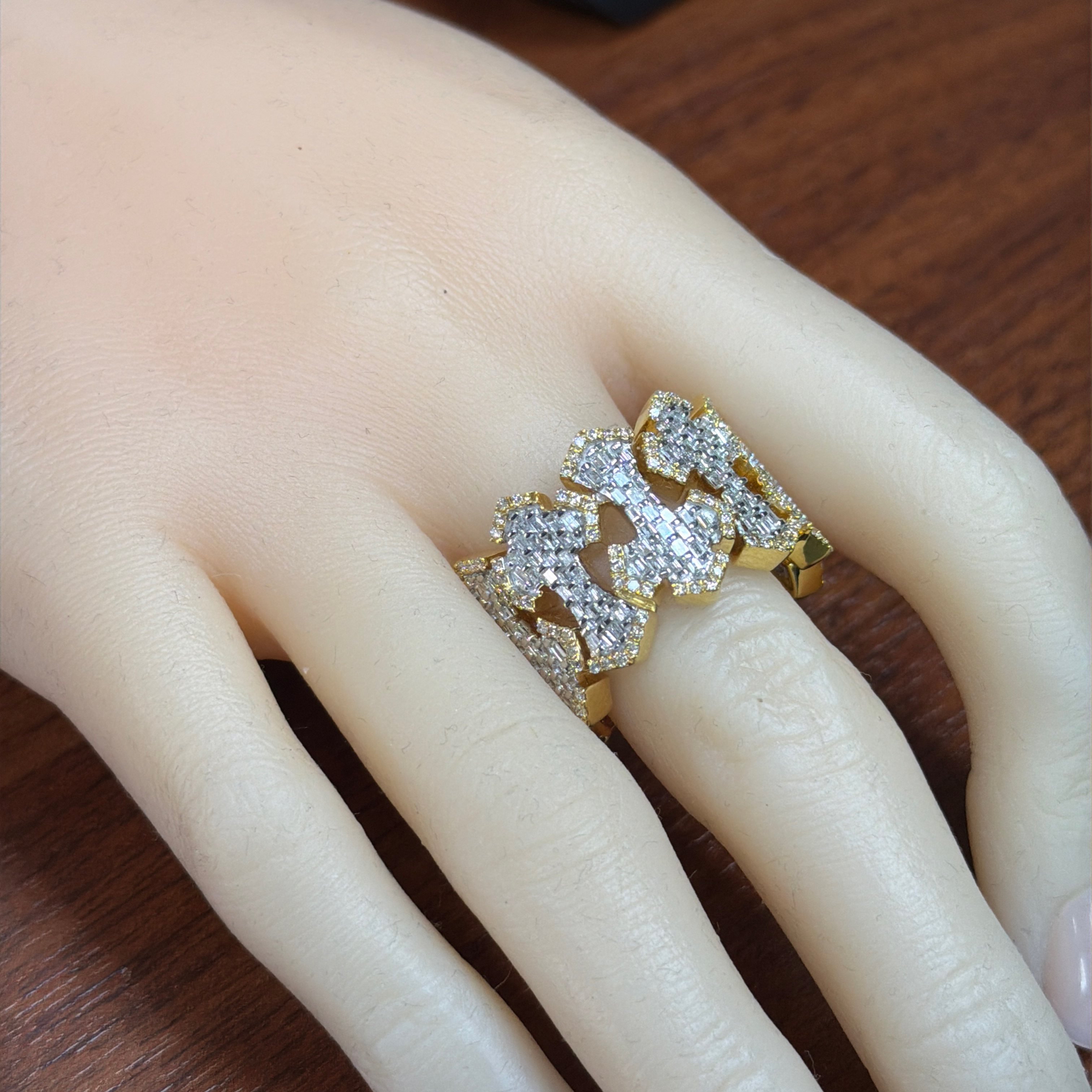 Eternity Crosses Diamond Ring