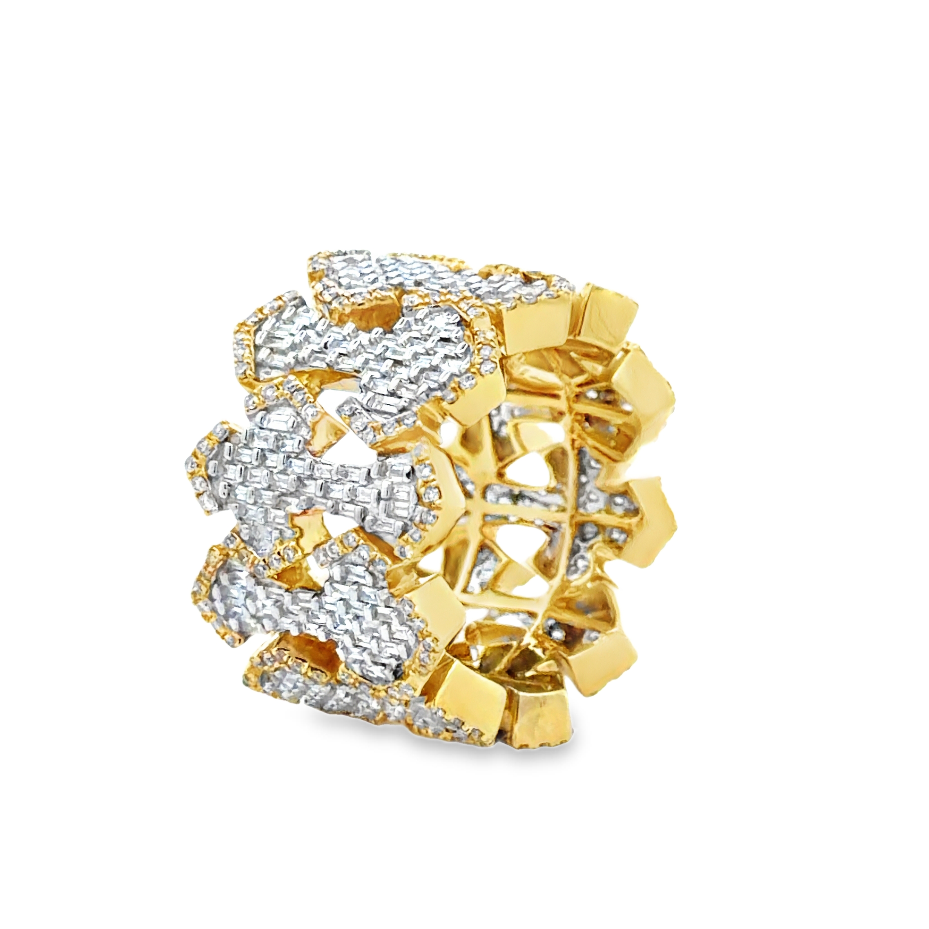 Eternity Crosses Diamond Ring