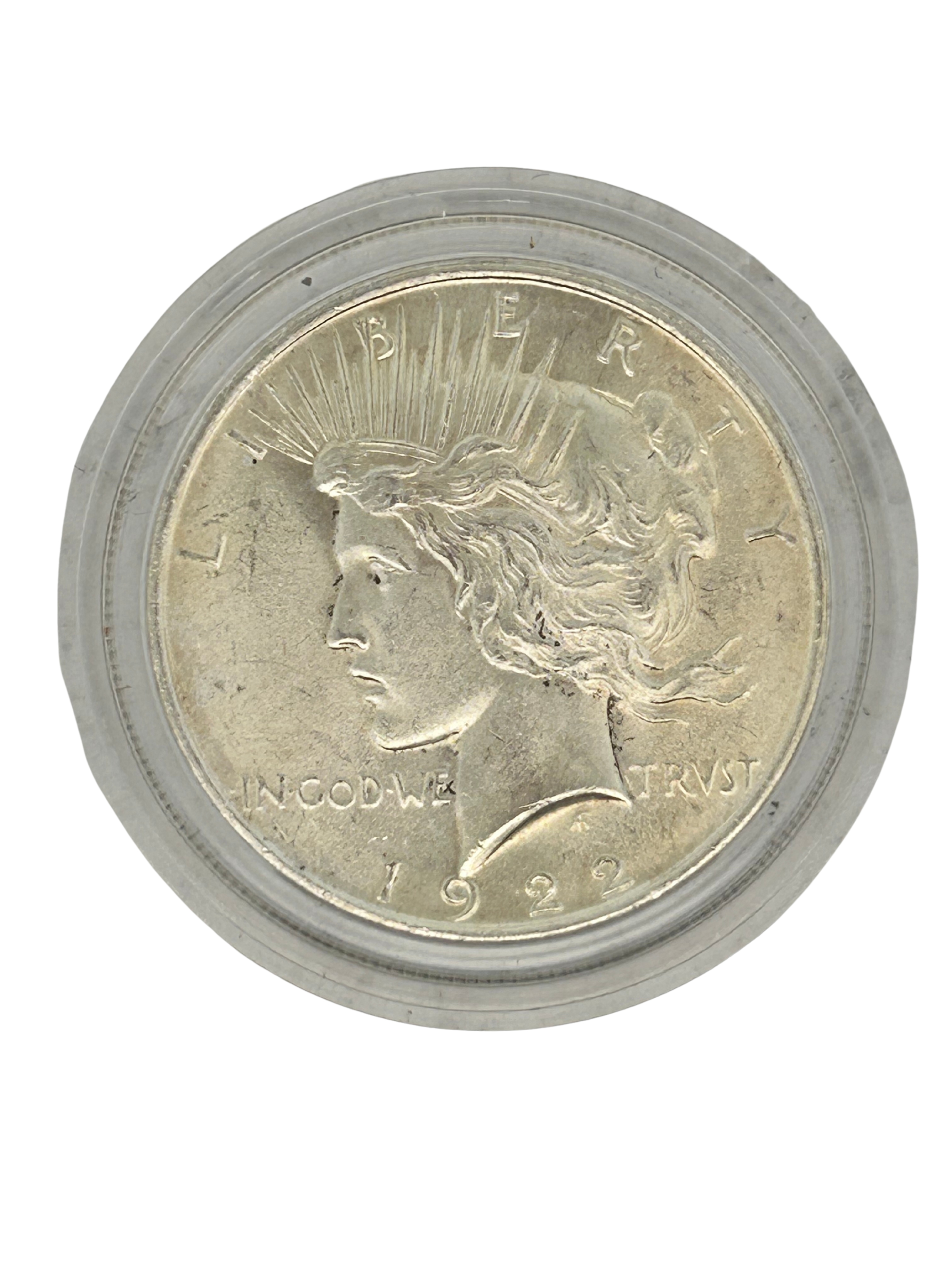 1922 Peace Silver Dollar Choice BU