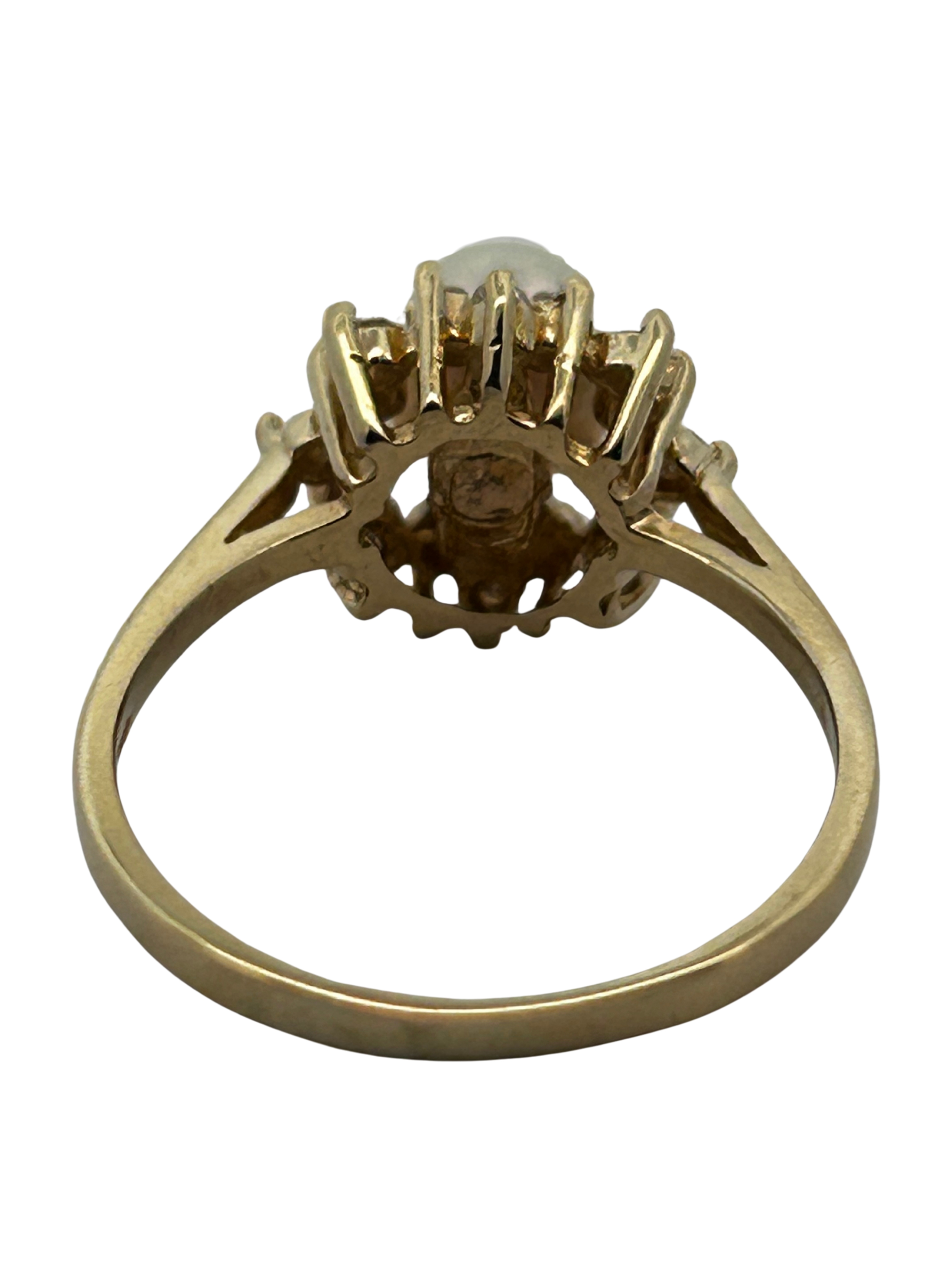 Pearl and Diamond Ring