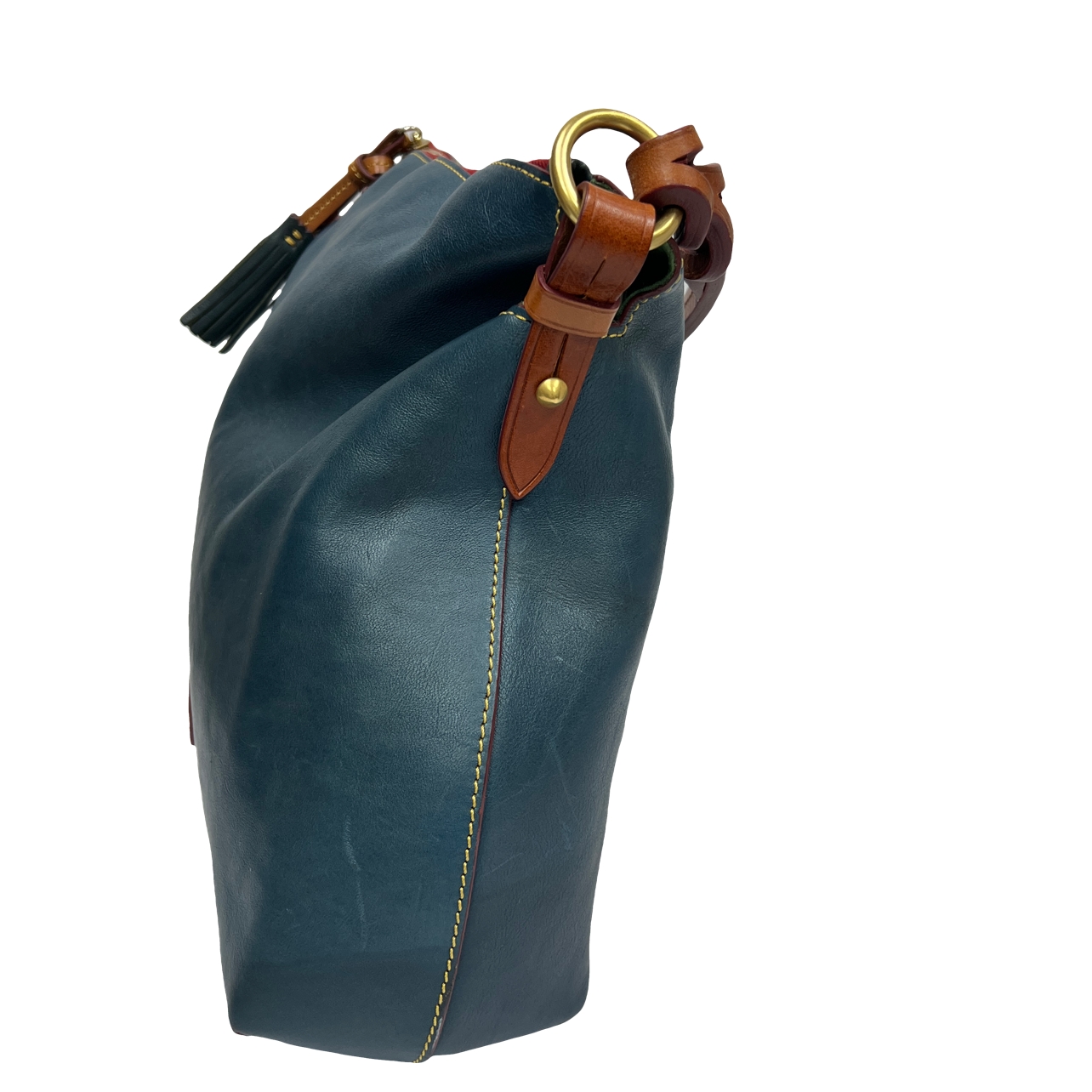 Dooney & Bourke Florentine Twist Strap Hobo Bag in Teal