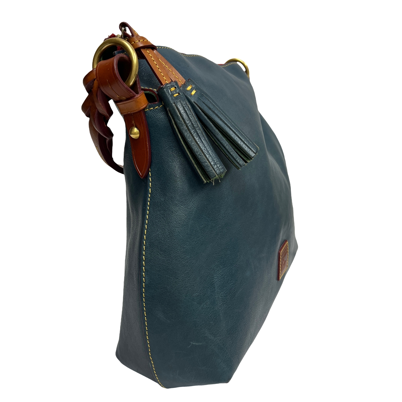 Dooney & Bourke Florentine Twist Strap Hobo Bag in Teal