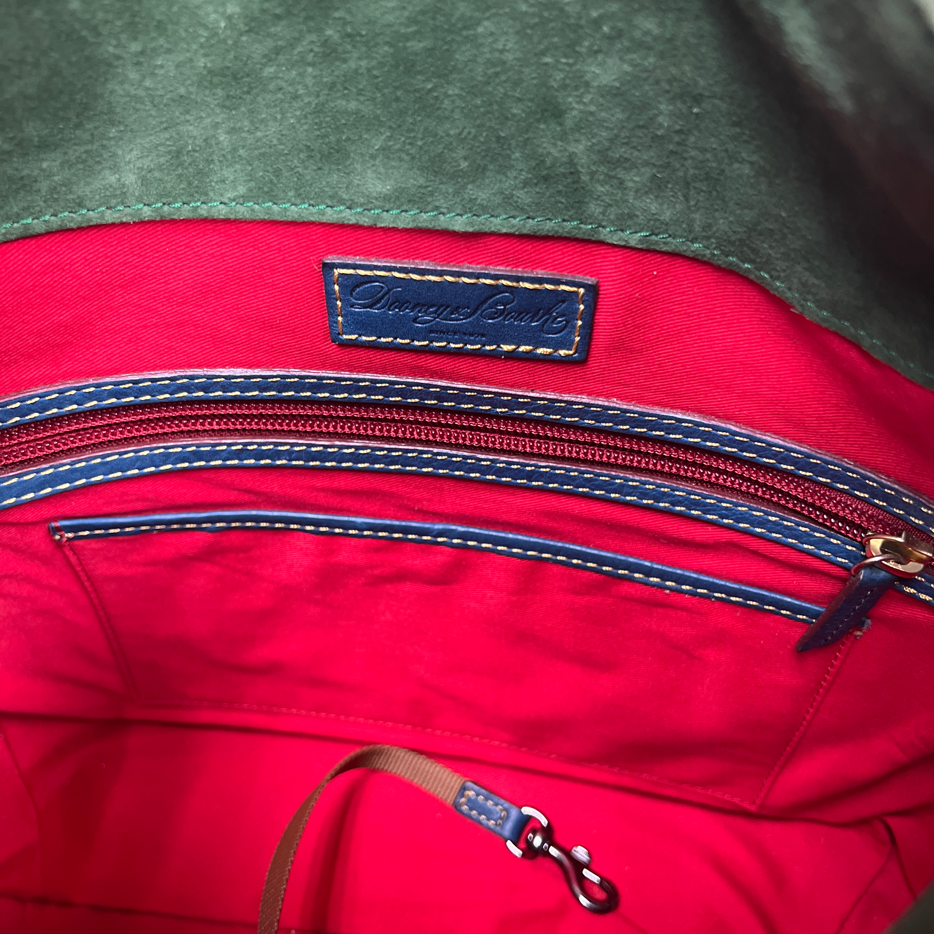 Dooney & Bourke Florentine Twist Strap Hobo Bag in Teal