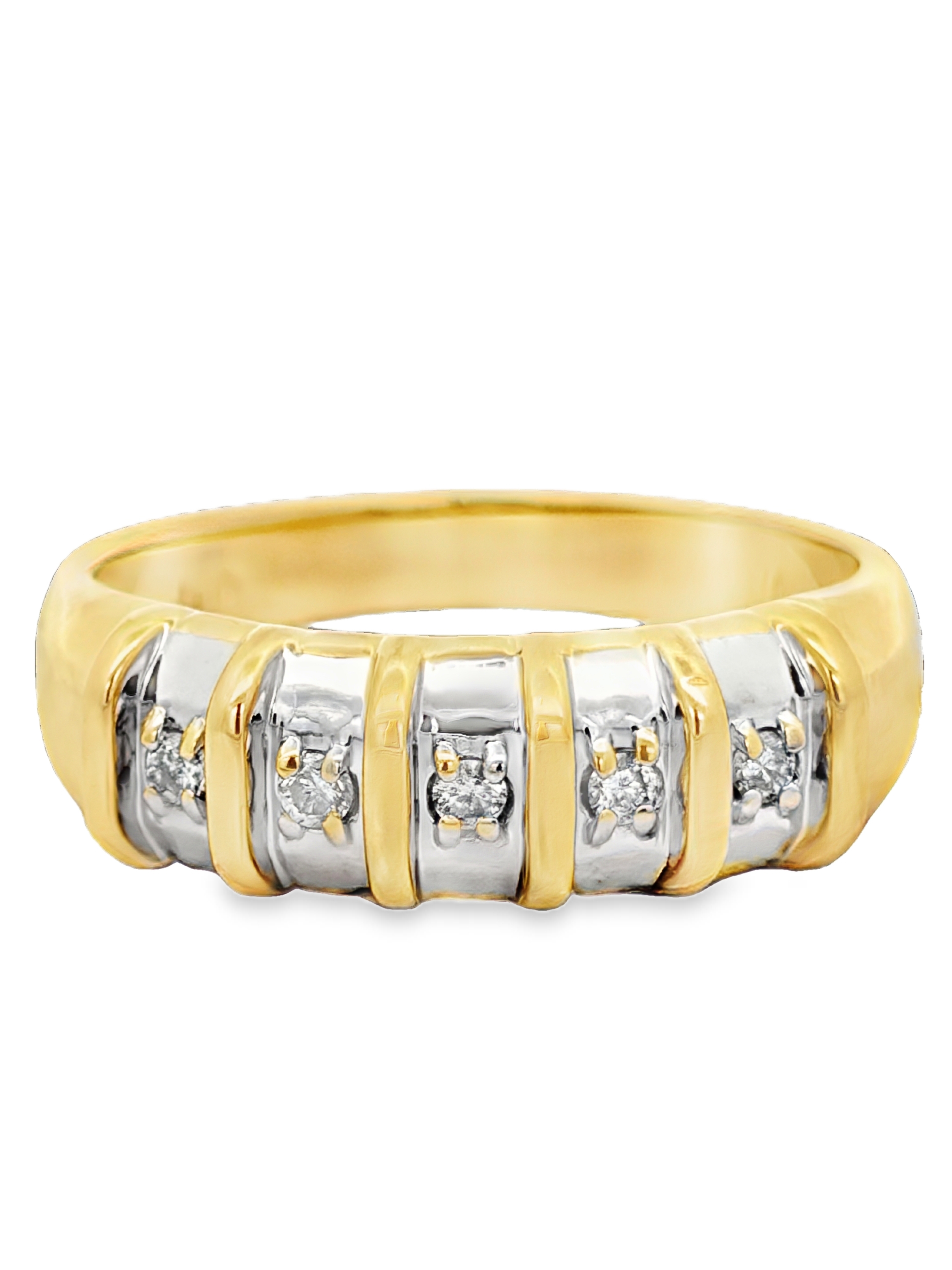 14K Diamond Anniversary Band