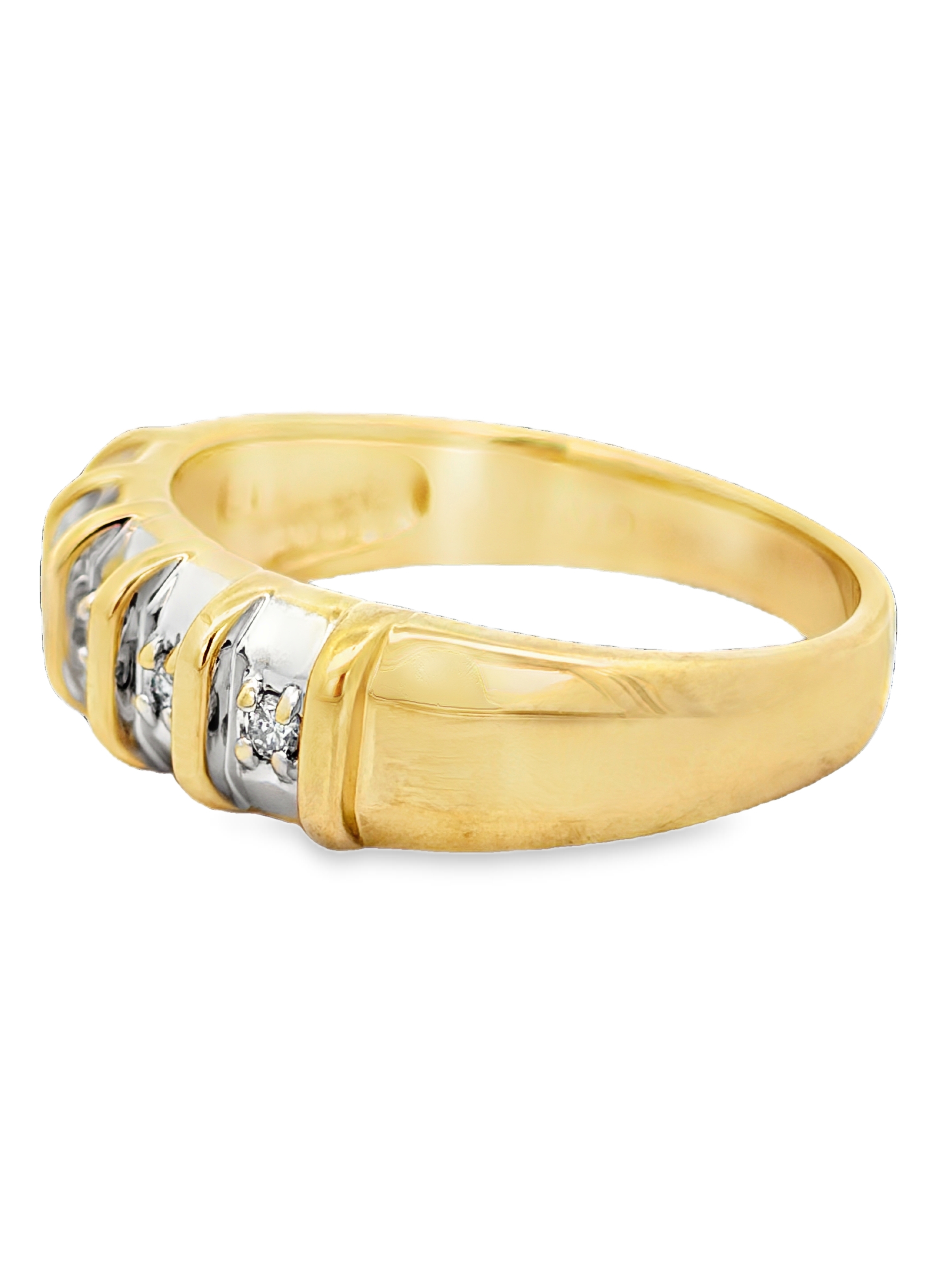 14K Diamond Anniversary Band