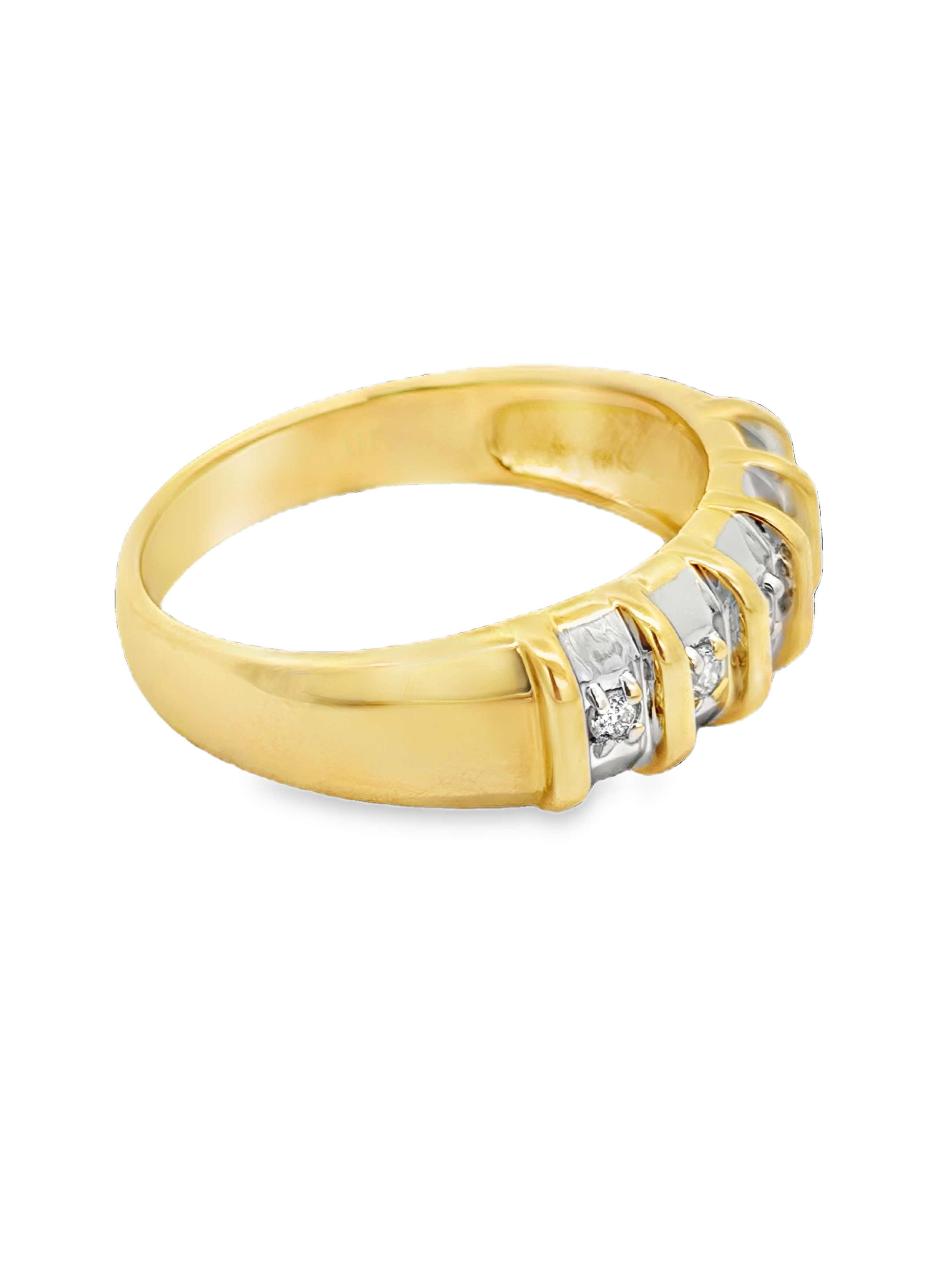 14K Diamond Anniversary Band