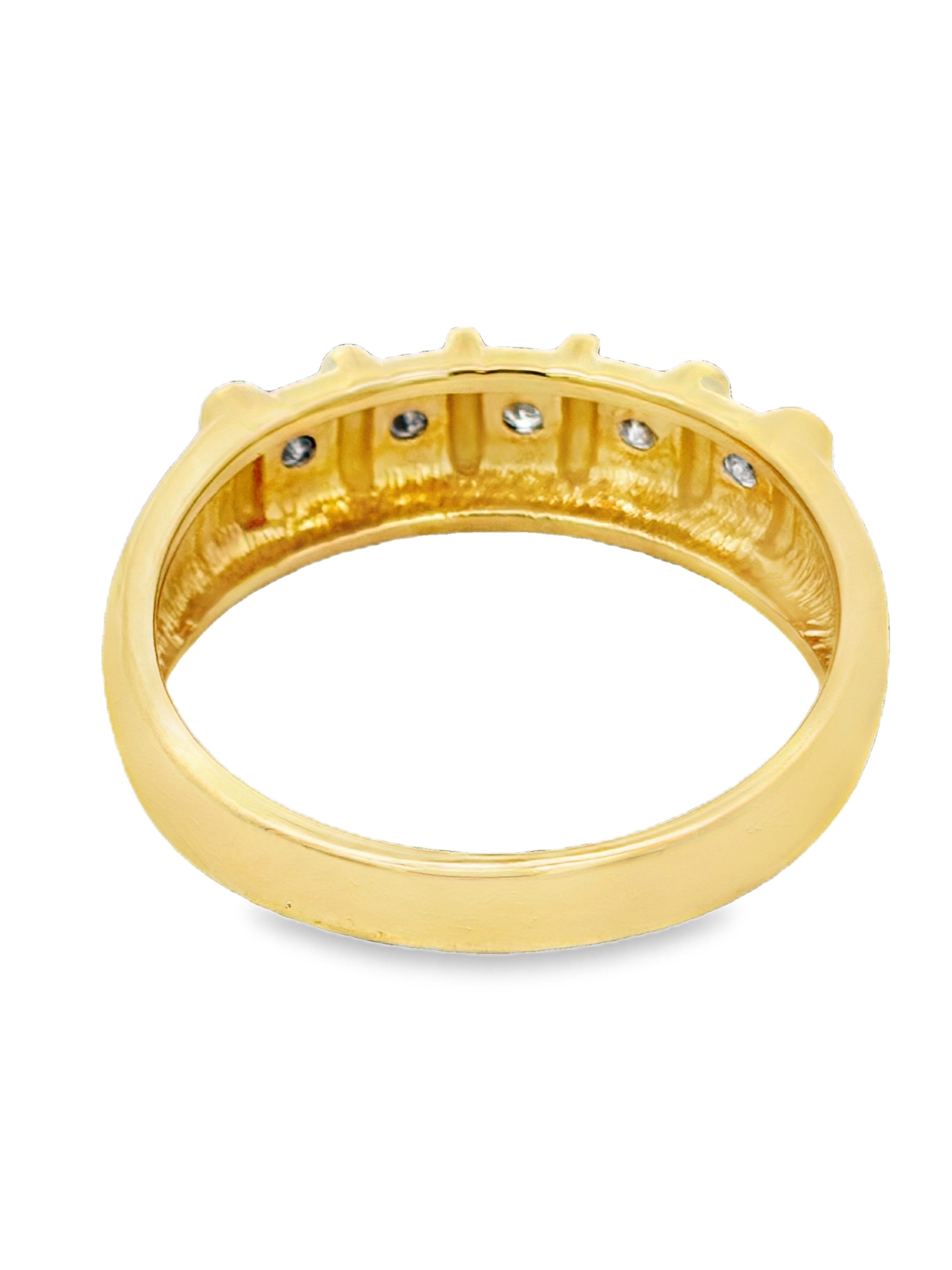 14K Diamond Anniversary Band