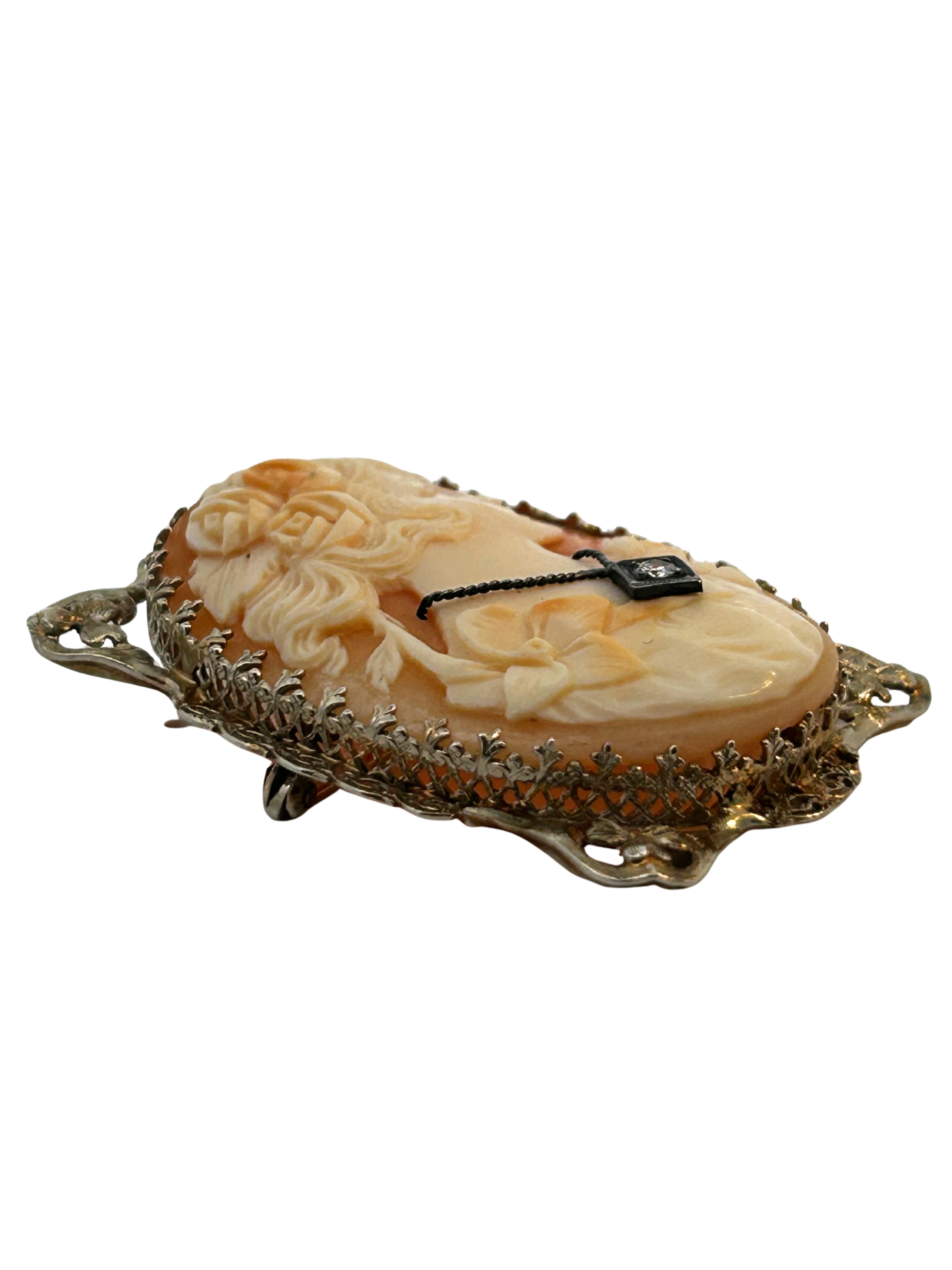 14K Cameo Brooch / Pendant