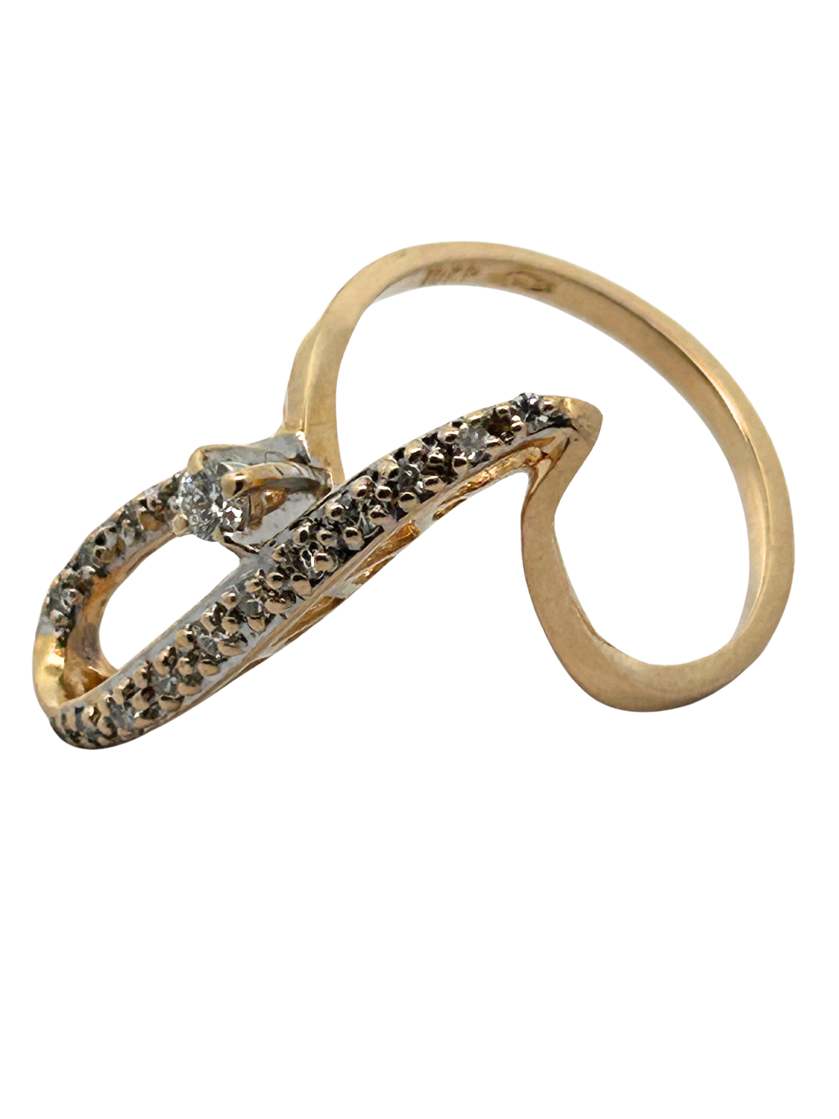 Diamond Wave Ring