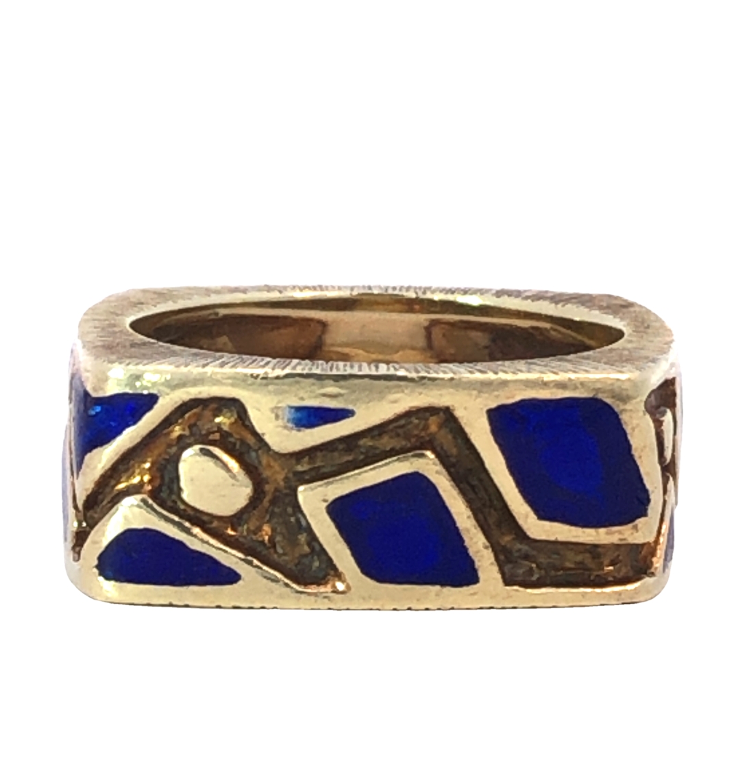 14K Enamel Ring