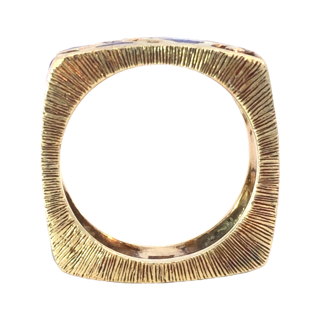 14K Enamel Ring