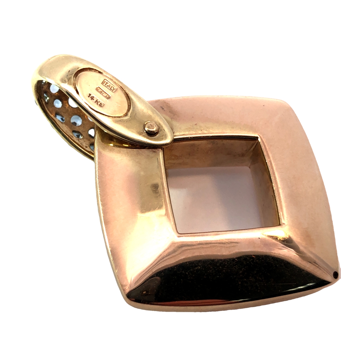 Modern Style Iolite Pendant